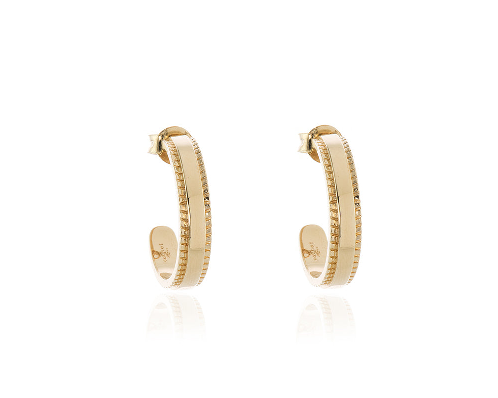 Cachet London Keanu Gold Hoop Earrings