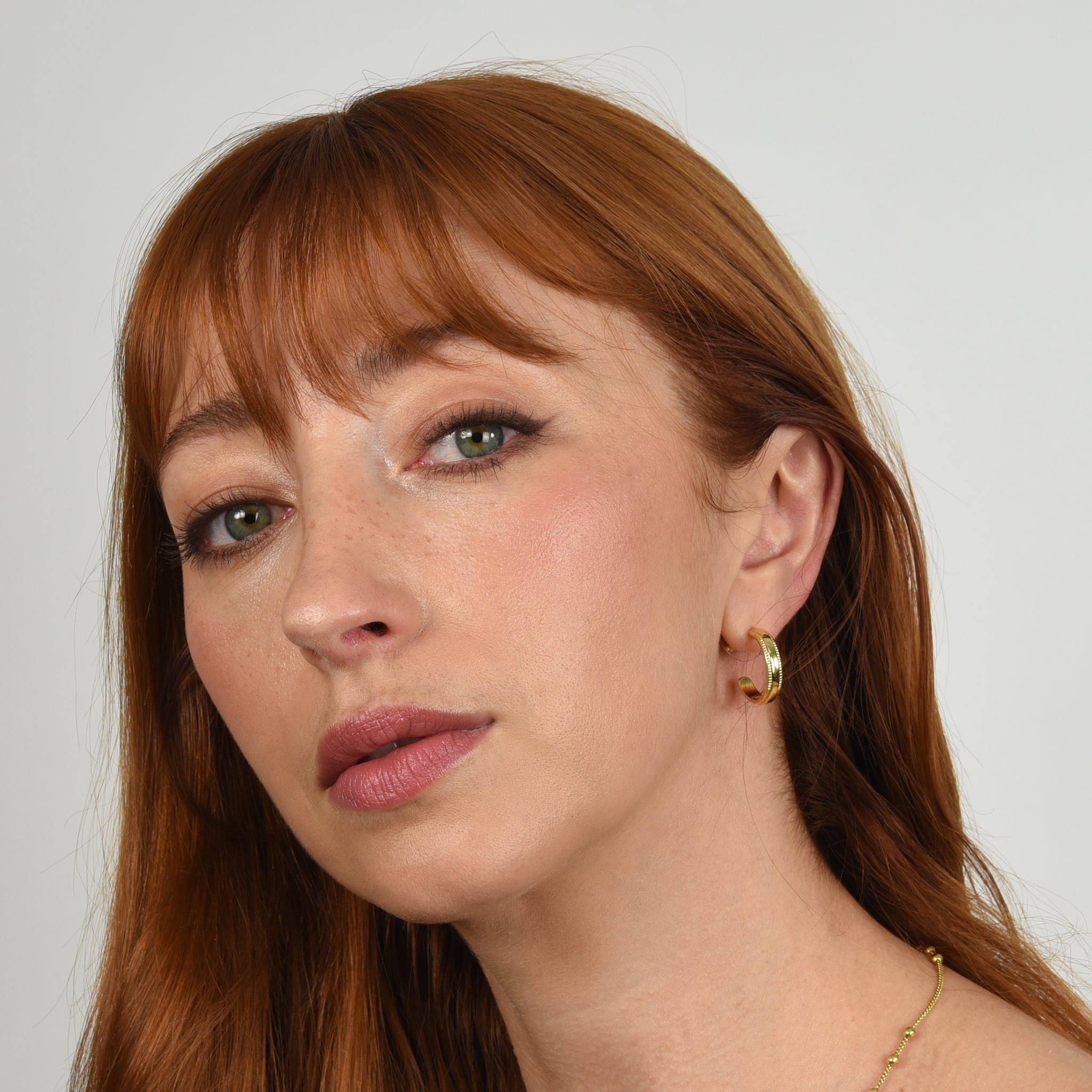 Cachet London Keanu Gold Hoop Earrings