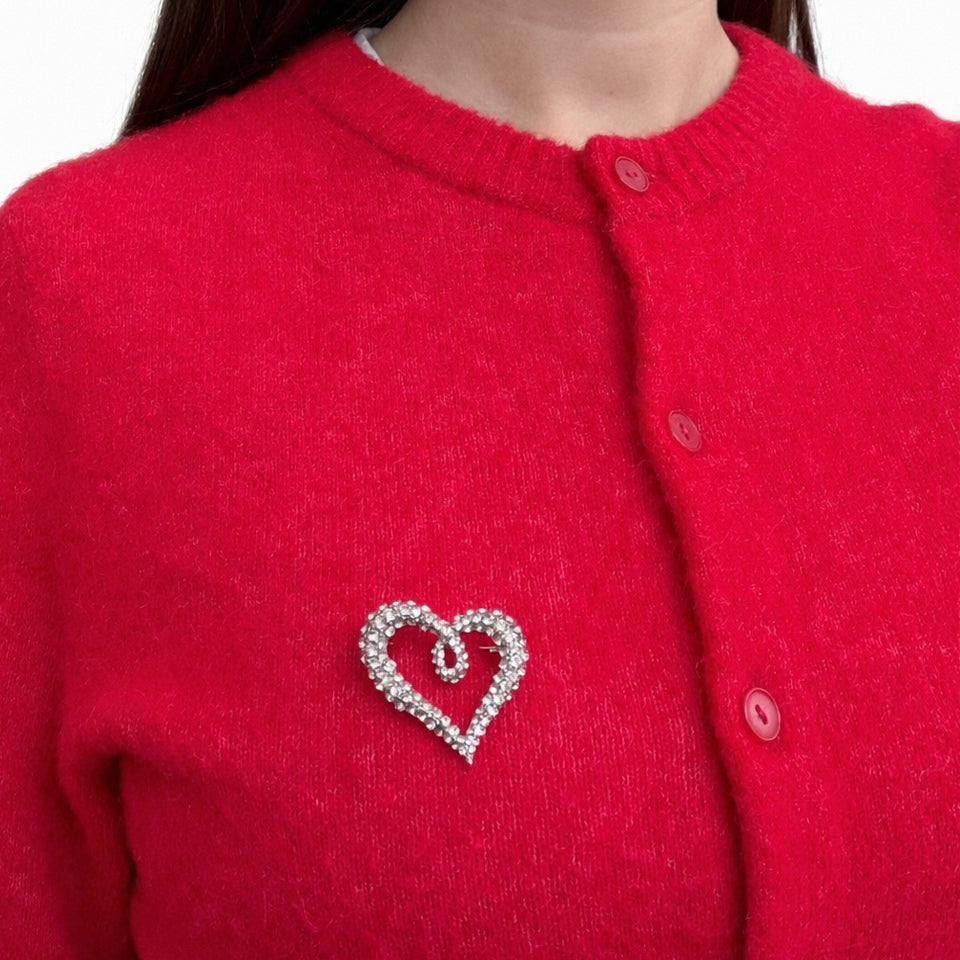 Edith Heart Brooch