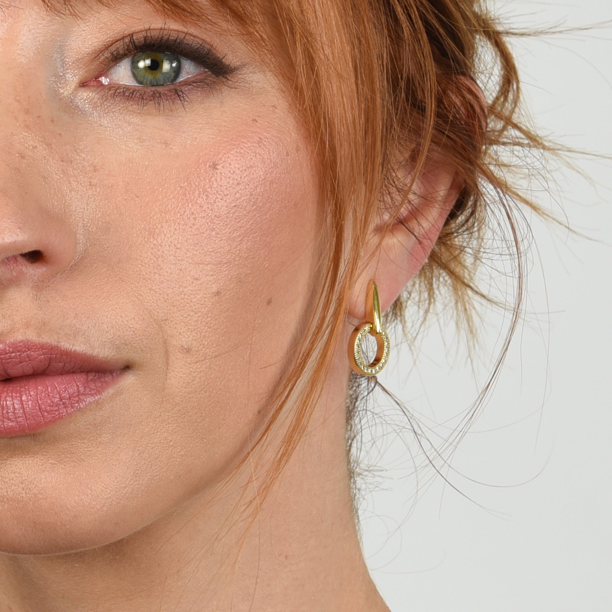 Cachet London Lara Drop Gold Earrings