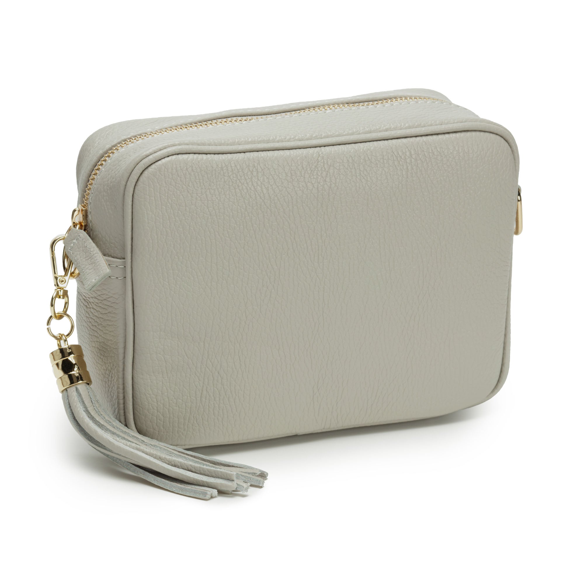 Elie Beaumont Crossbody Tassel Light Grey