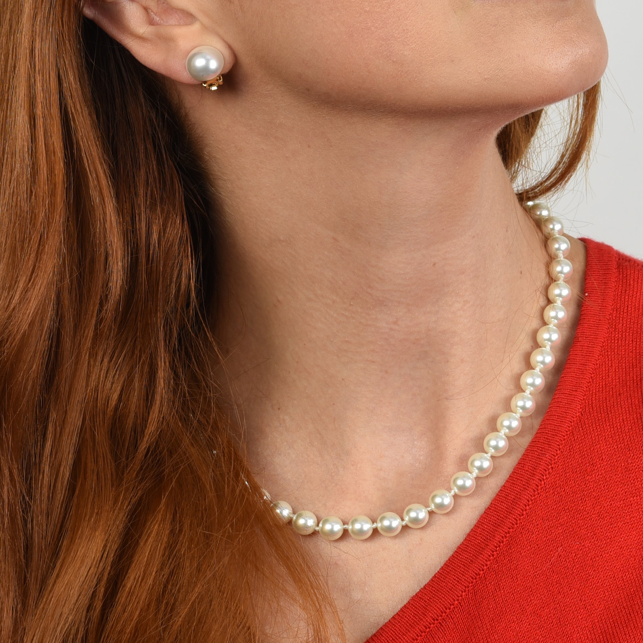 Cachet London Mabel Silver 40cm Pearl Necklace