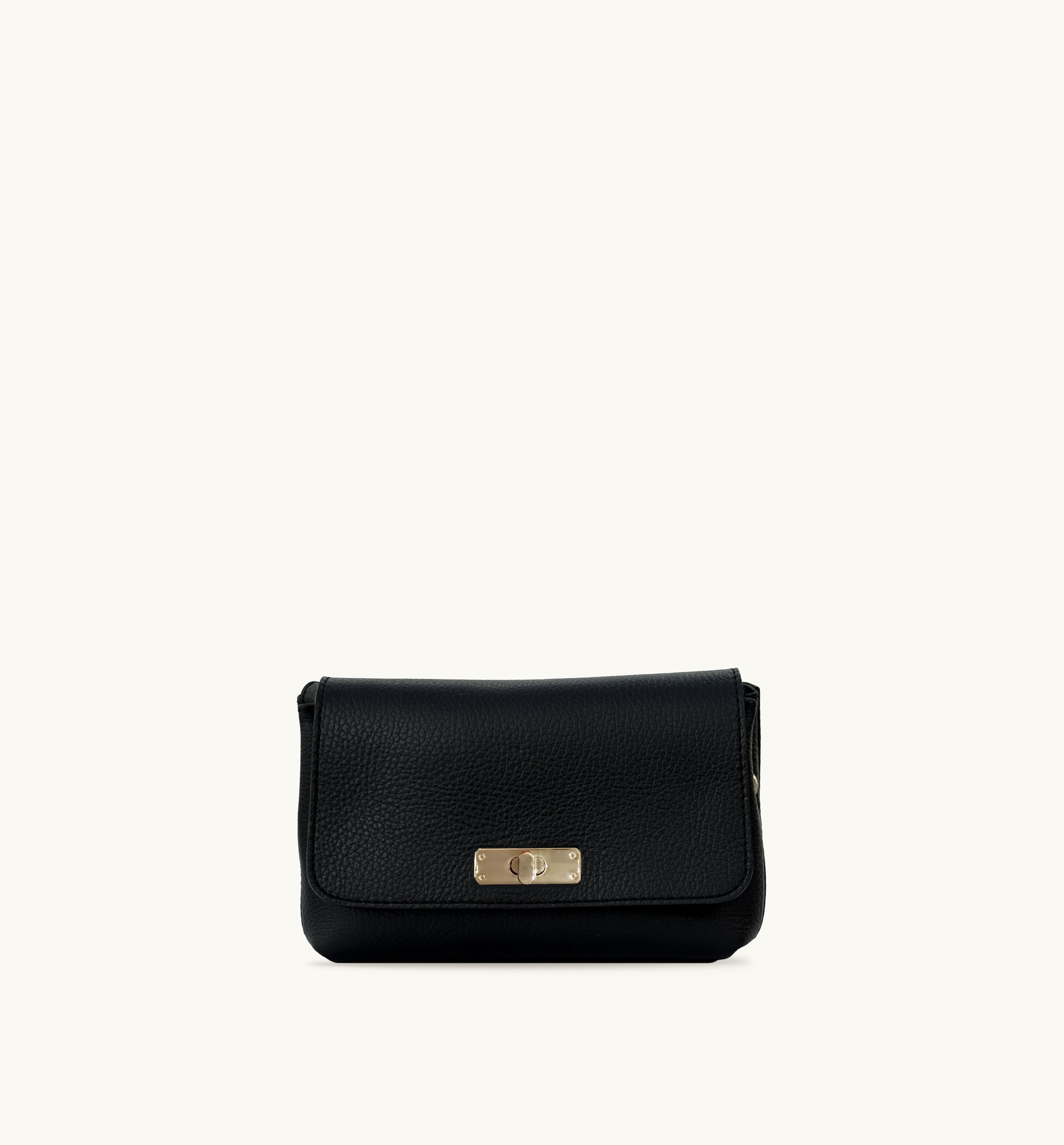 Apatchy London The Maisie Black Leather Bag