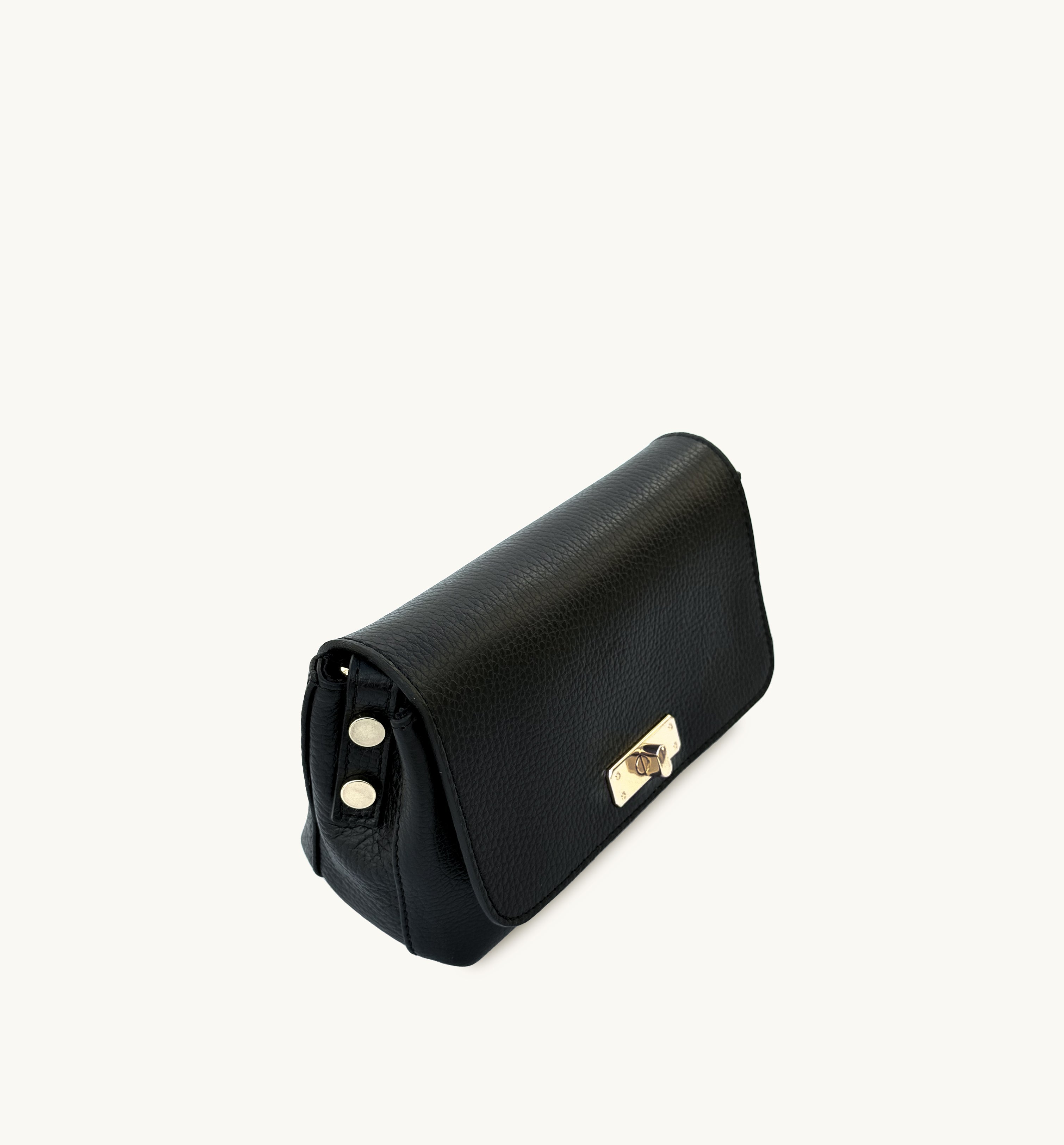 Apatchy London The Maisie Black Leather Bag