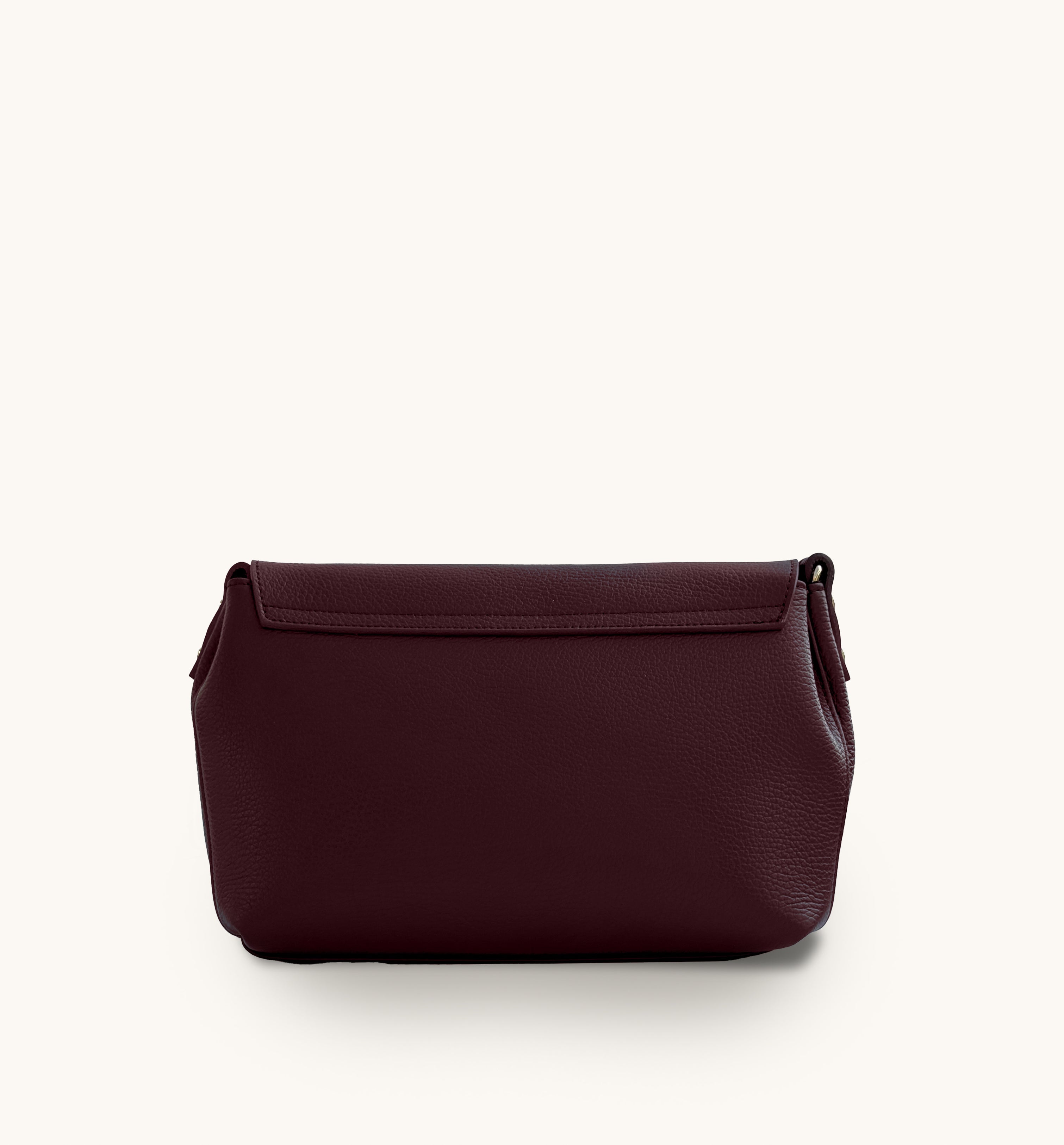 Apatchy London The Maisie Maxi Burgundy Leather Bag