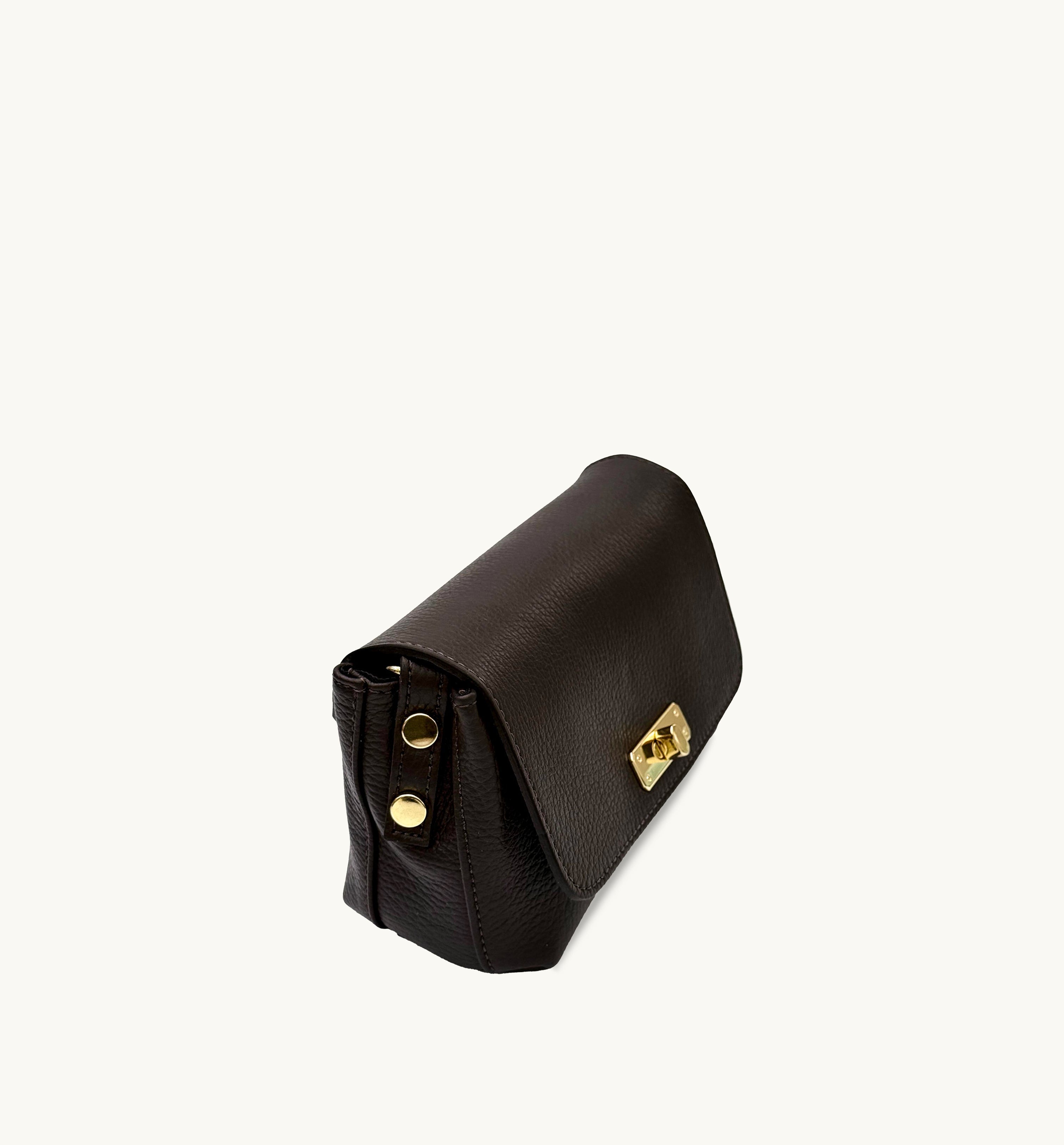 Apatchy London The Maisie Mini Chocolate Leather Bag