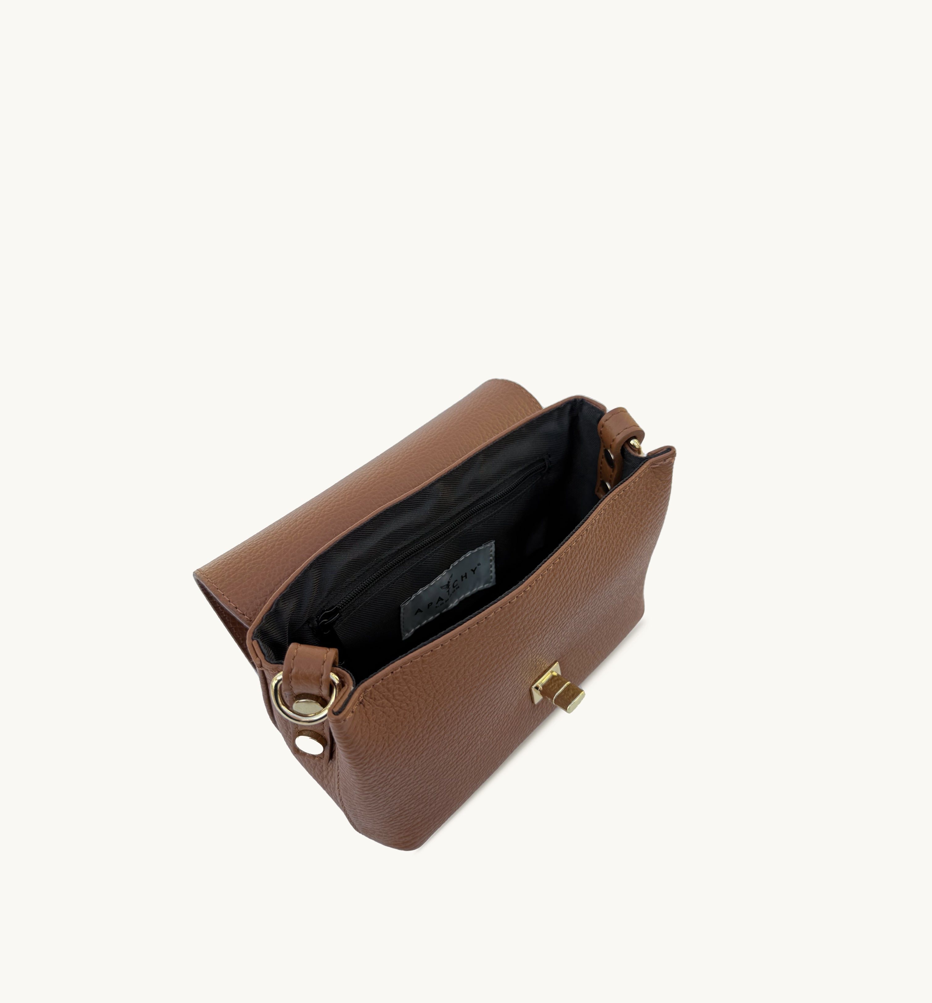 Apatchy London The Maisie Tan Leather Bag