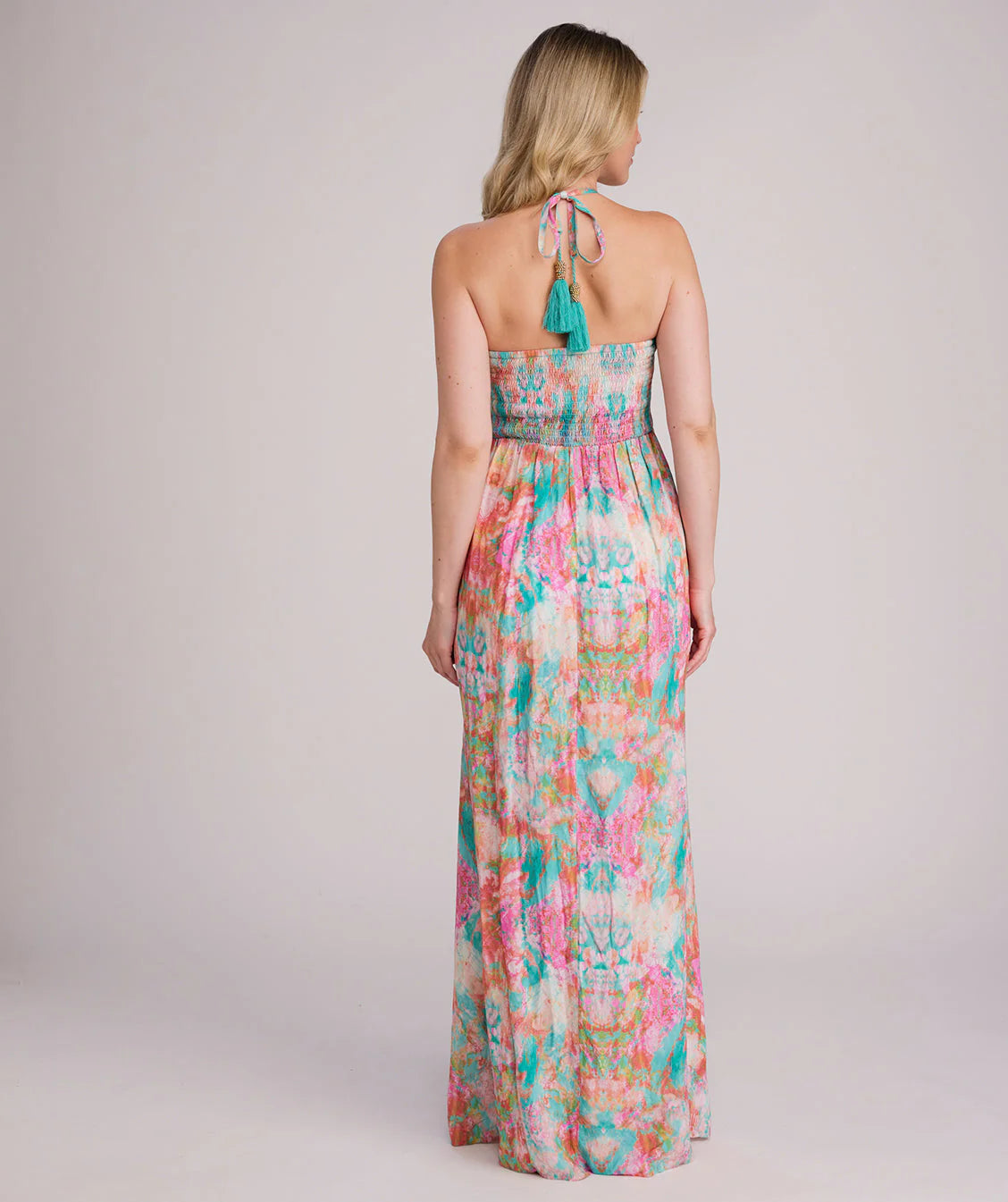 Maldives - Halter Neck Maxi Beach Dress