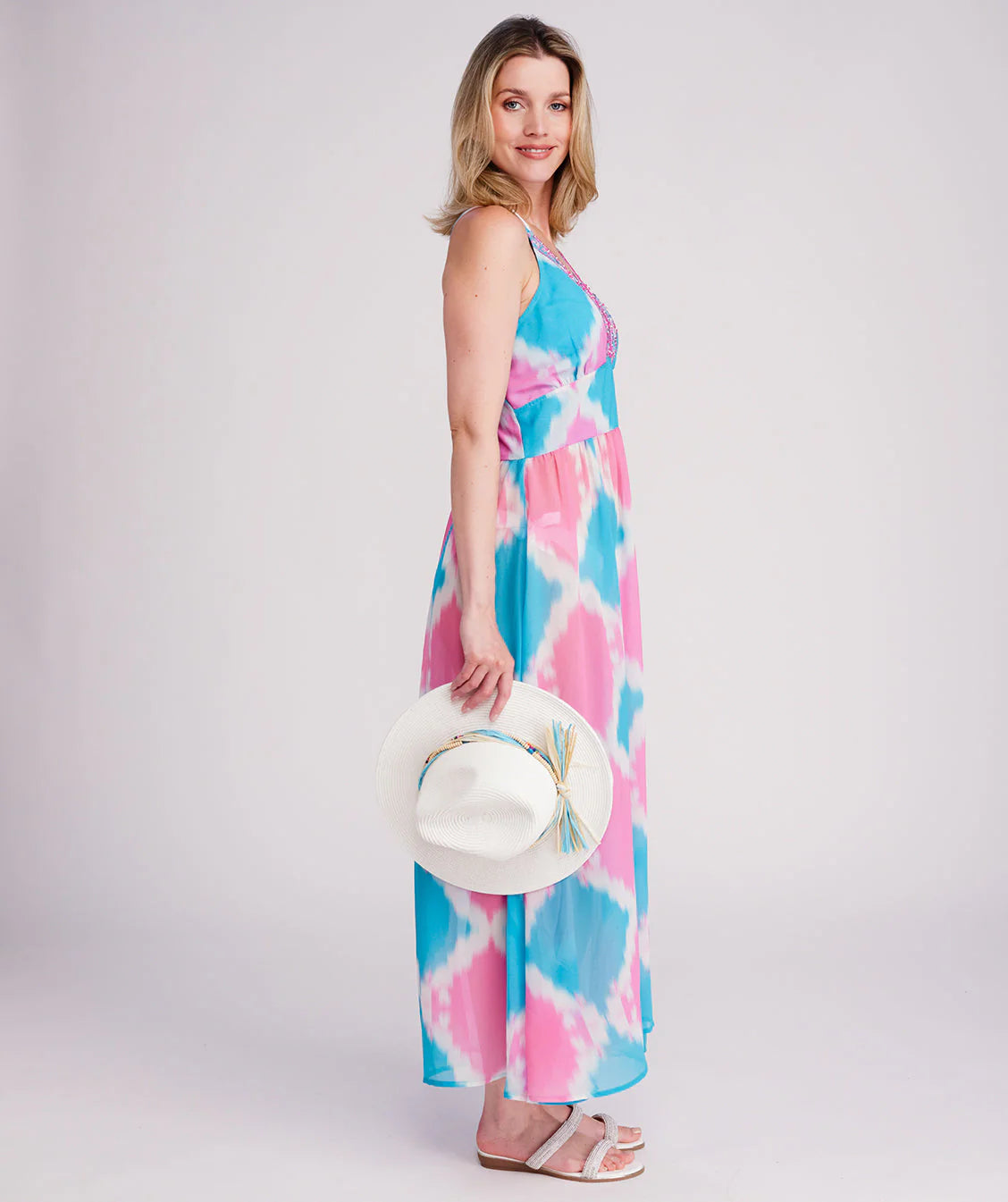 Miami - Halter Neck Maxi Beach Dress