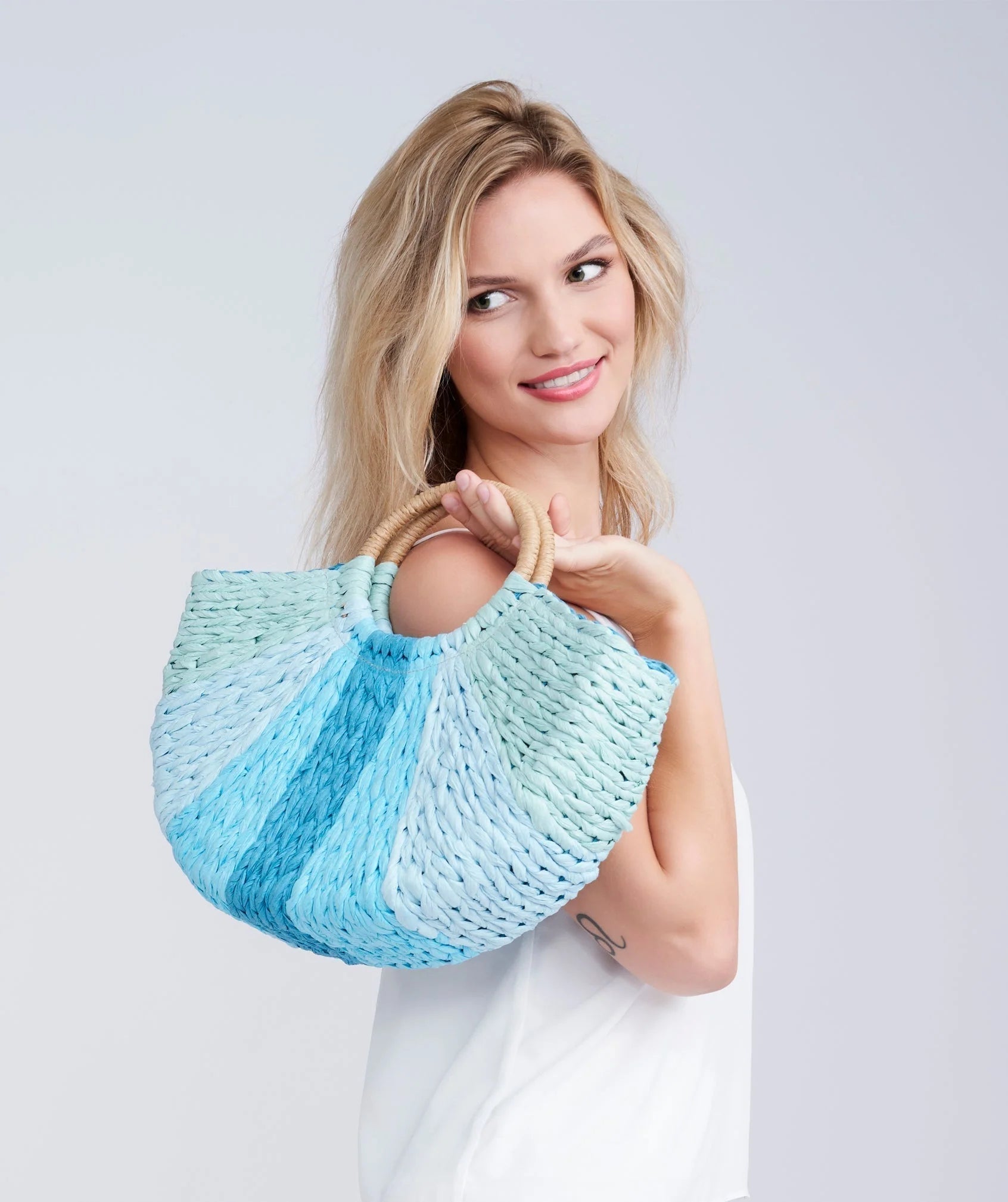Monaco - Straw Tote Bag