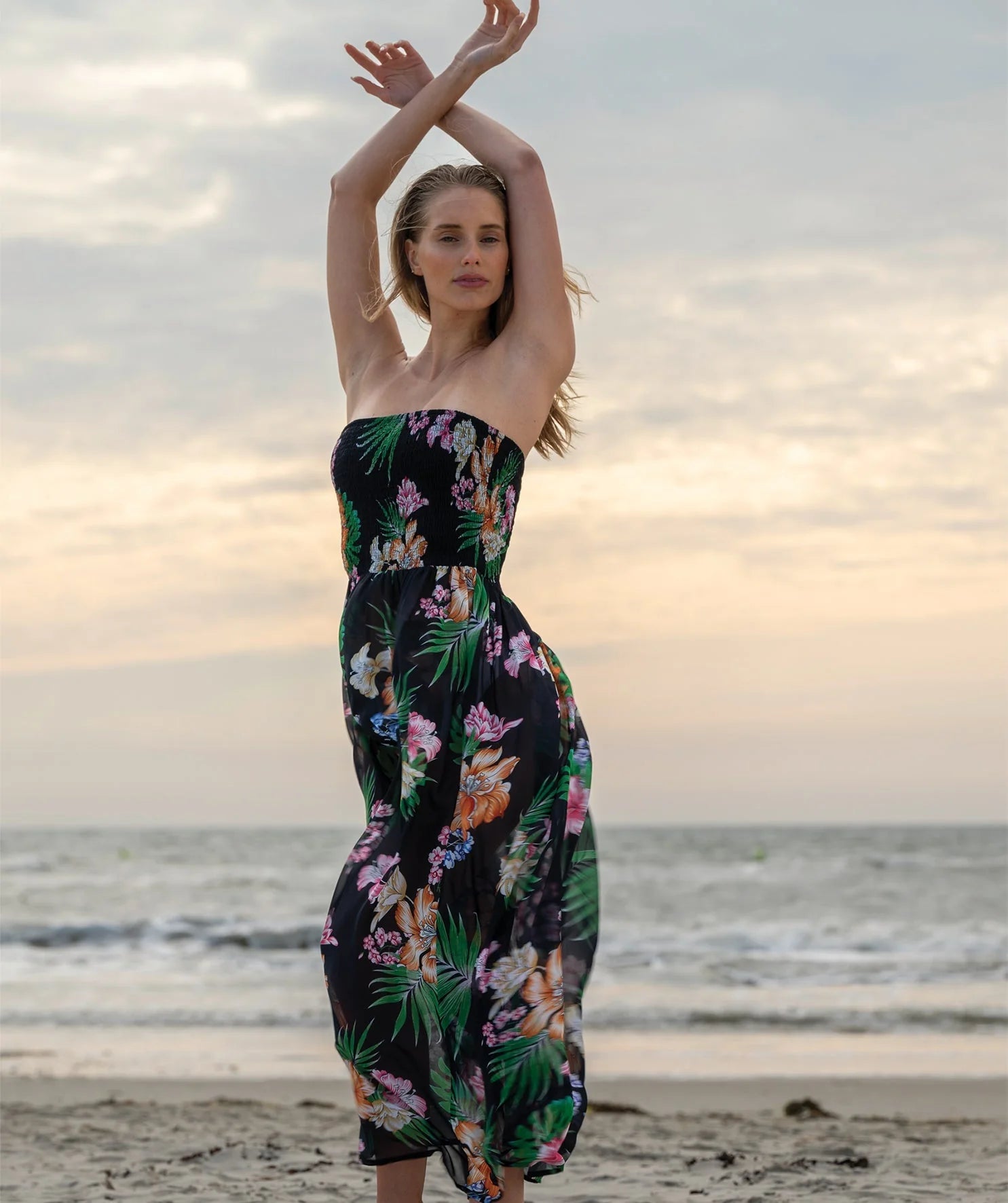 Murcia - Strapless Maxi Beach Dress