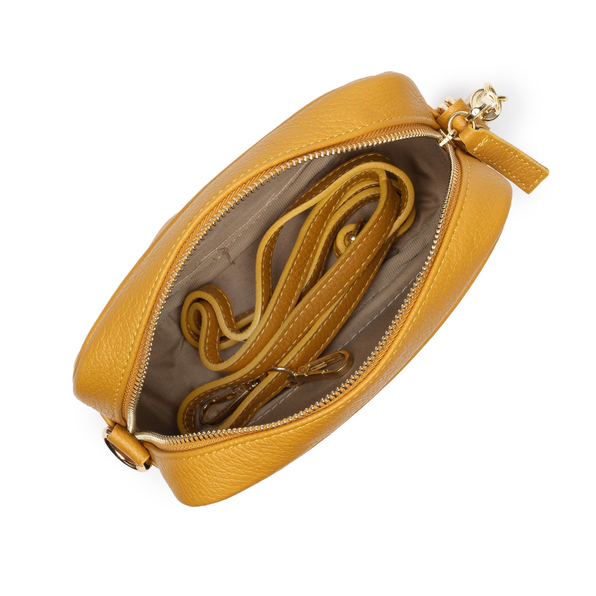 Elie Beaumont Crossbody Tassel Mustard