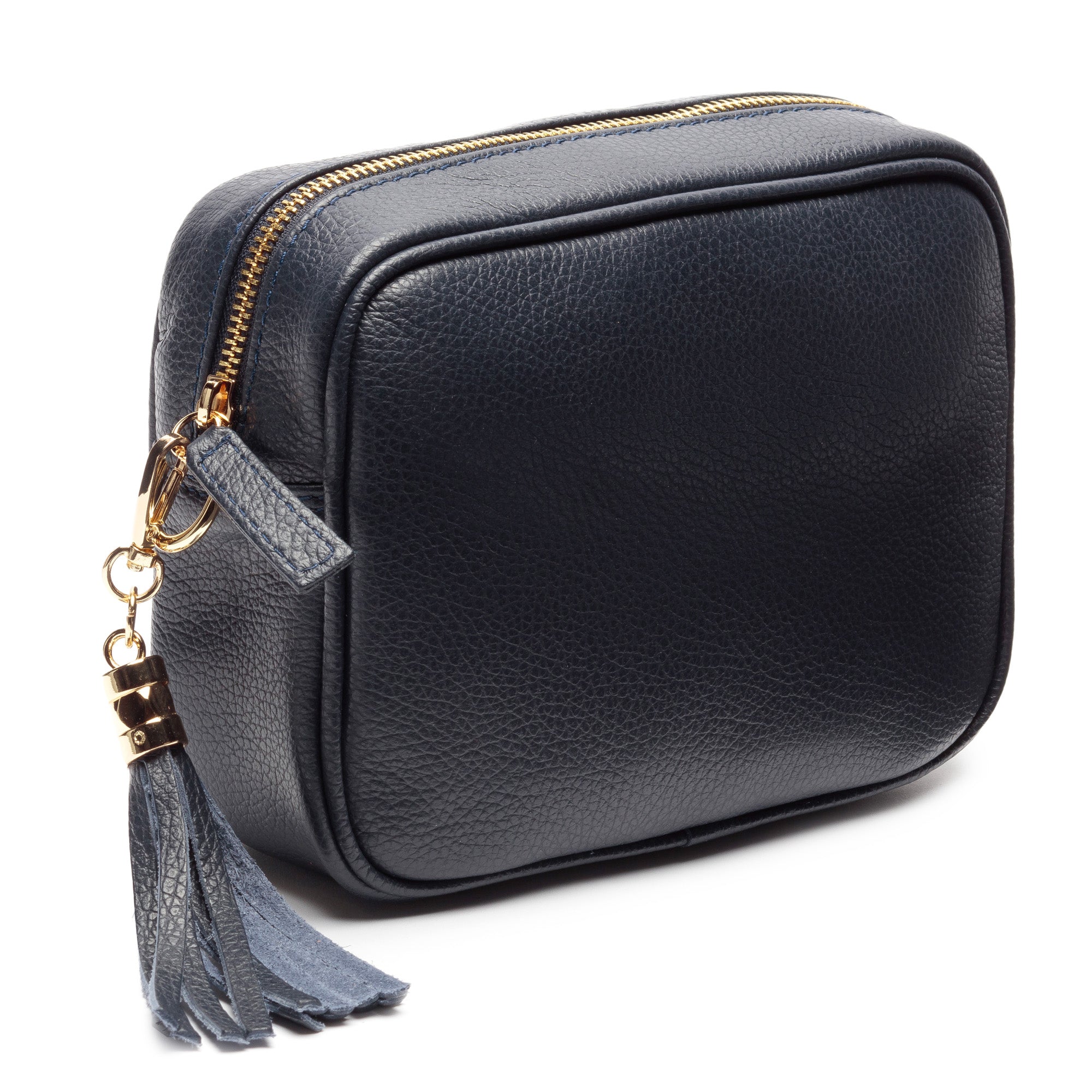 Elie Beaumont Crossbody Tassel Navy Blue