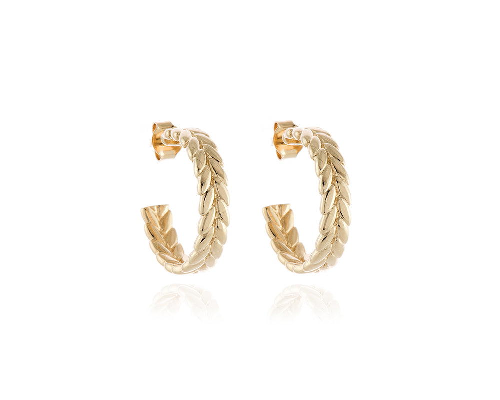 Oletta Gold Hoop Earrings