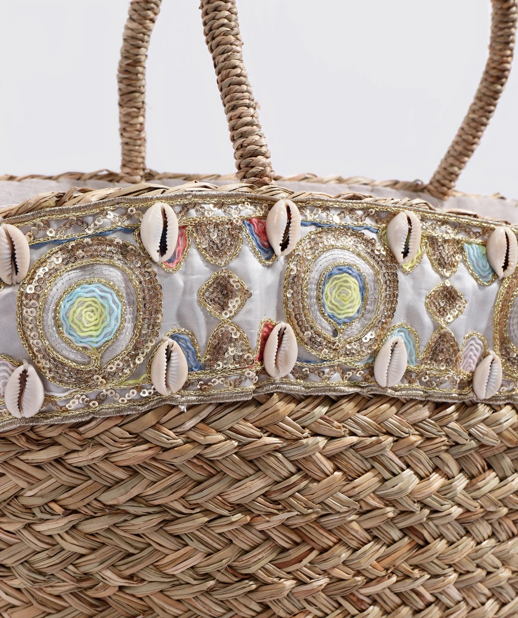 Perez - Straw Beach Basket
