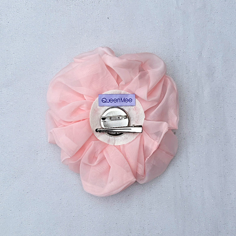QueenMee Pink Corsage Rose Hair Clip Flower Hair Clip Flower Pin
