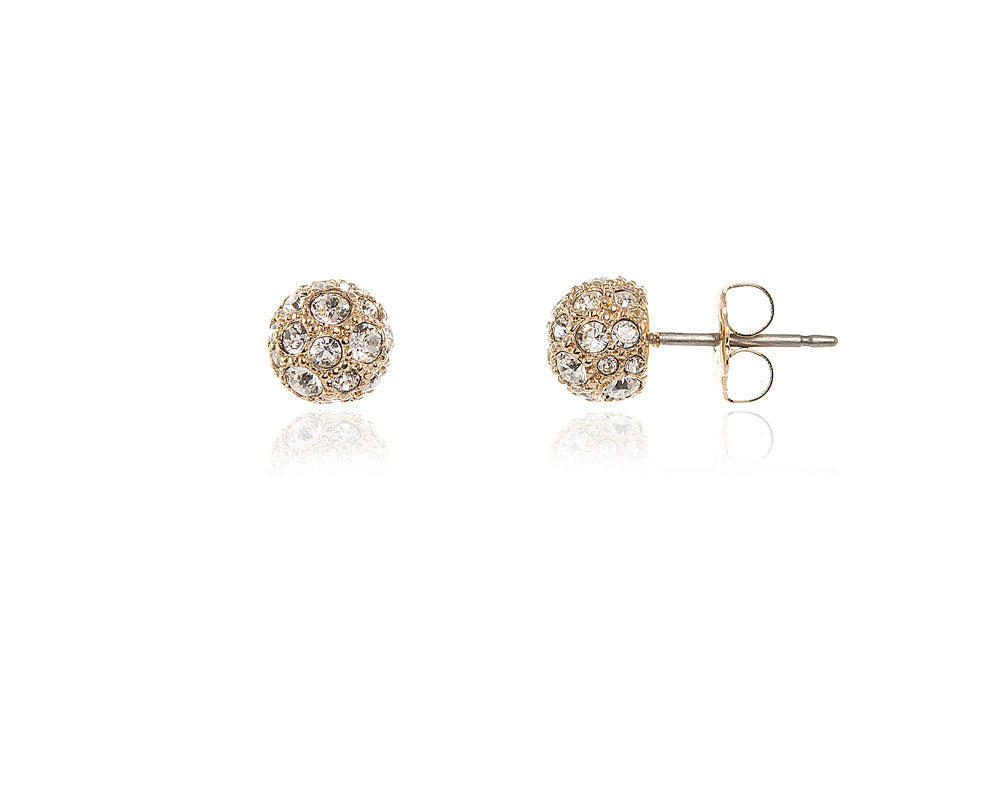 Pom Pom Gold Earrings