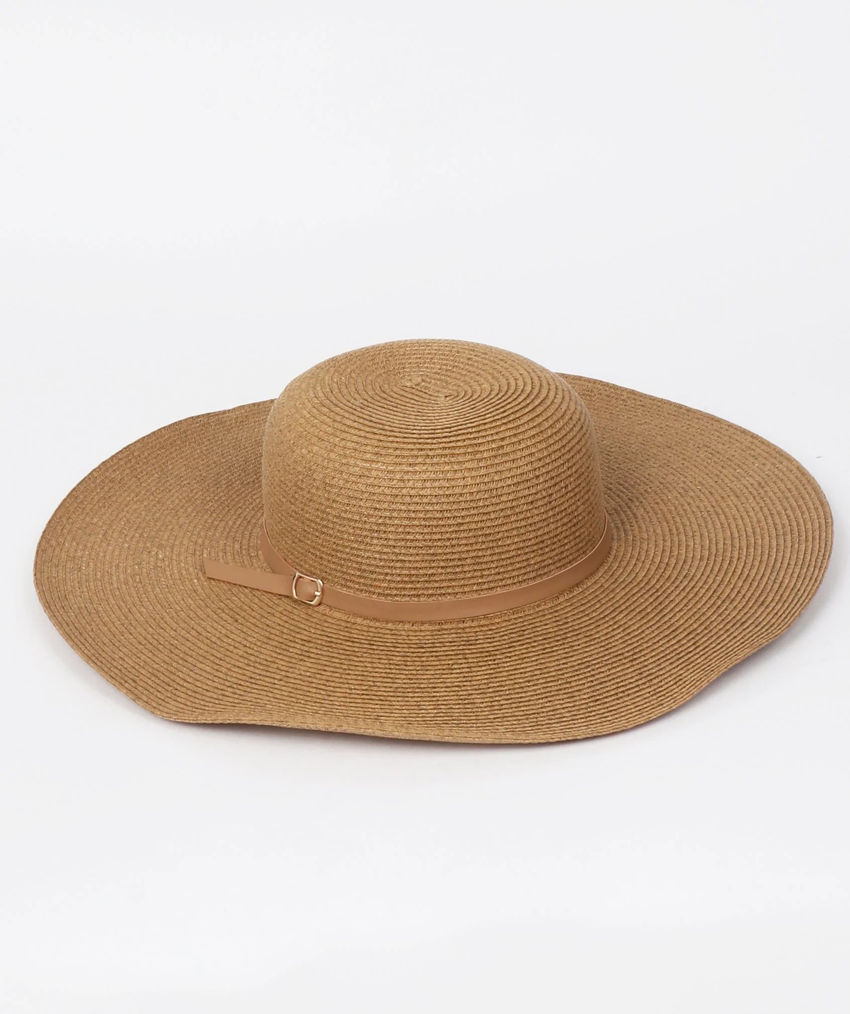Porto - Wide Brim Straw Floppy Hat