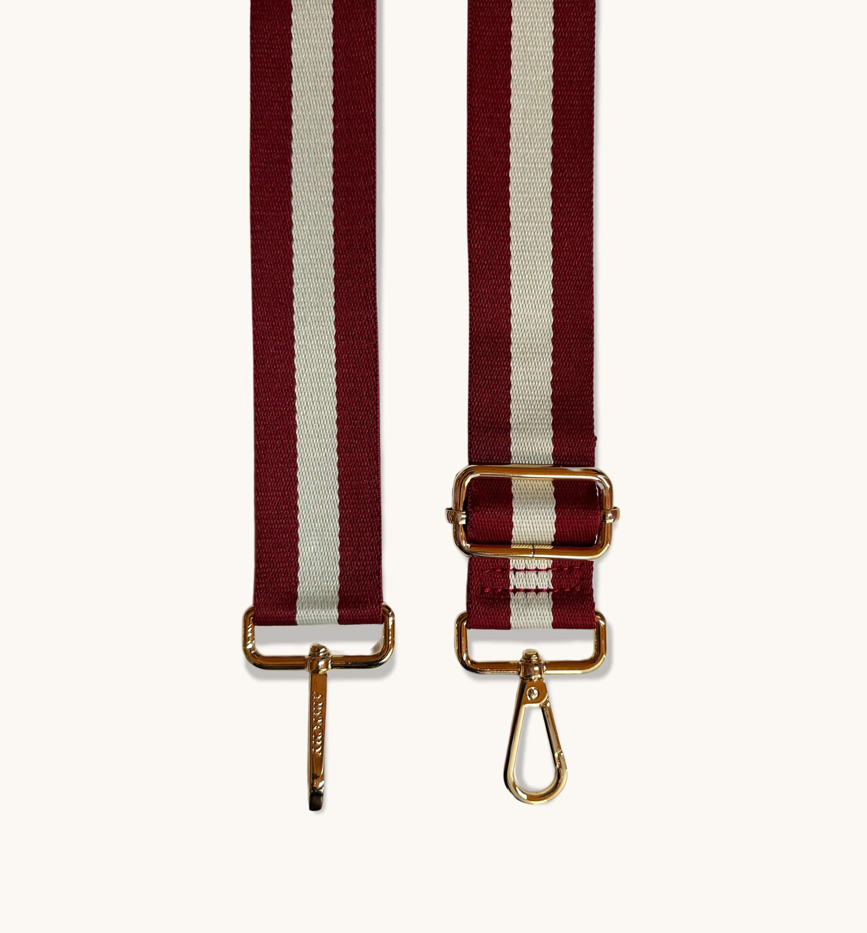 Apatchy London Red And Stone Stripe Strap