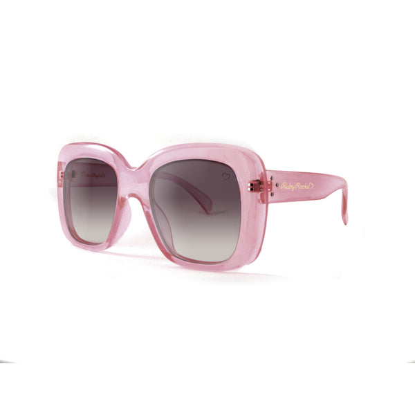 Ruby Rocks Oversized 'Montserrat' Square Sunglasses in Pink