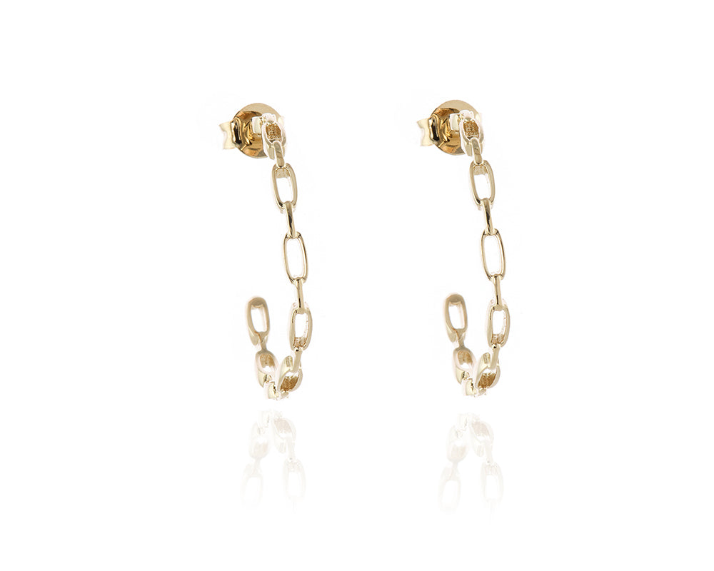 Raja Gold Hoop Earrings