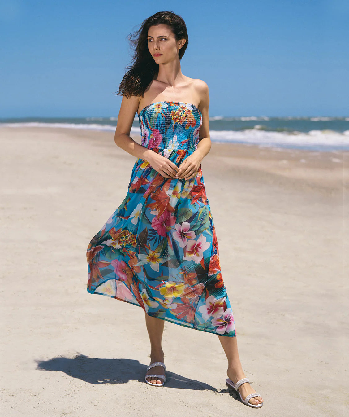 Ravella - Strapless Maxi Beach Dress