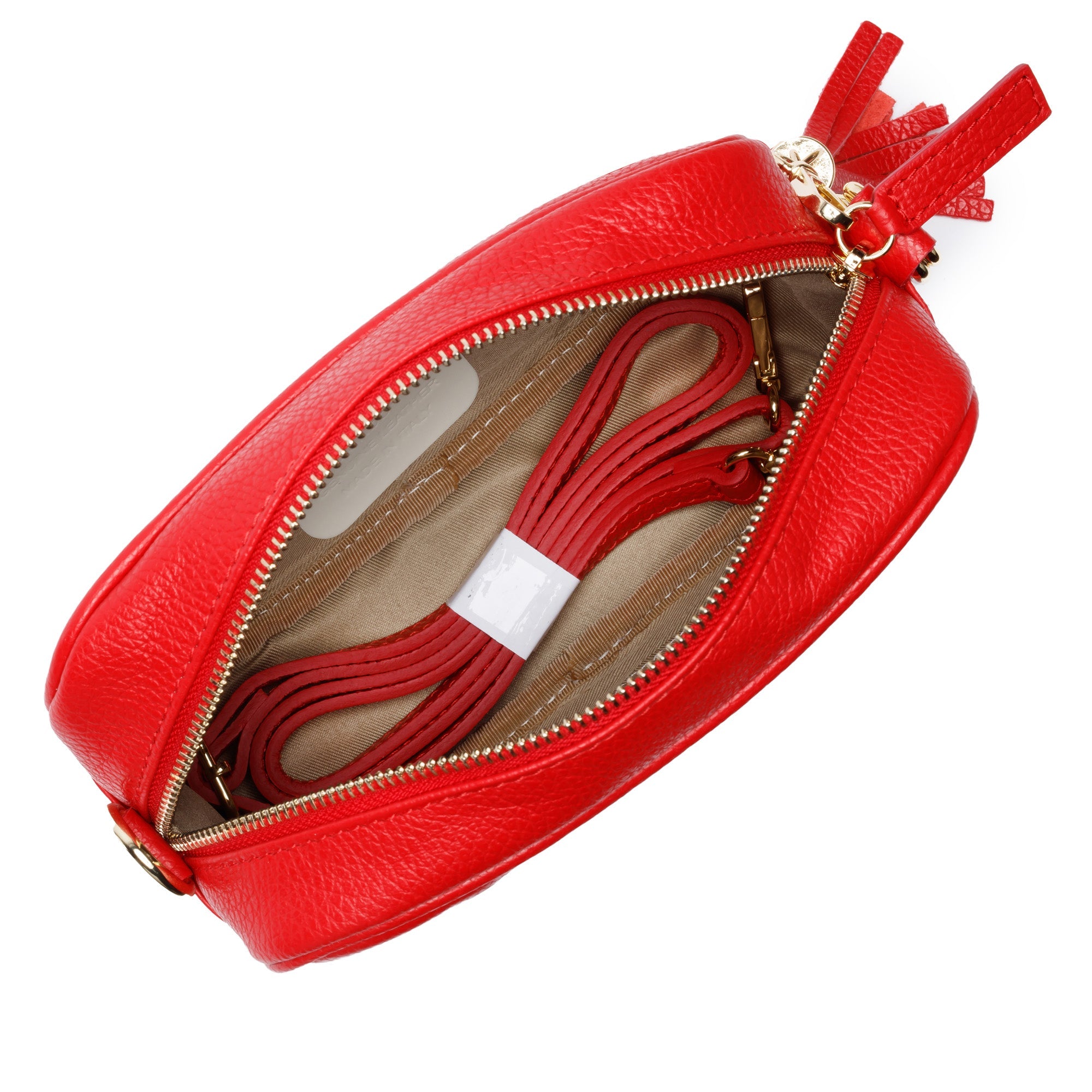 Elie Beaumont Crossbody Tassel Red