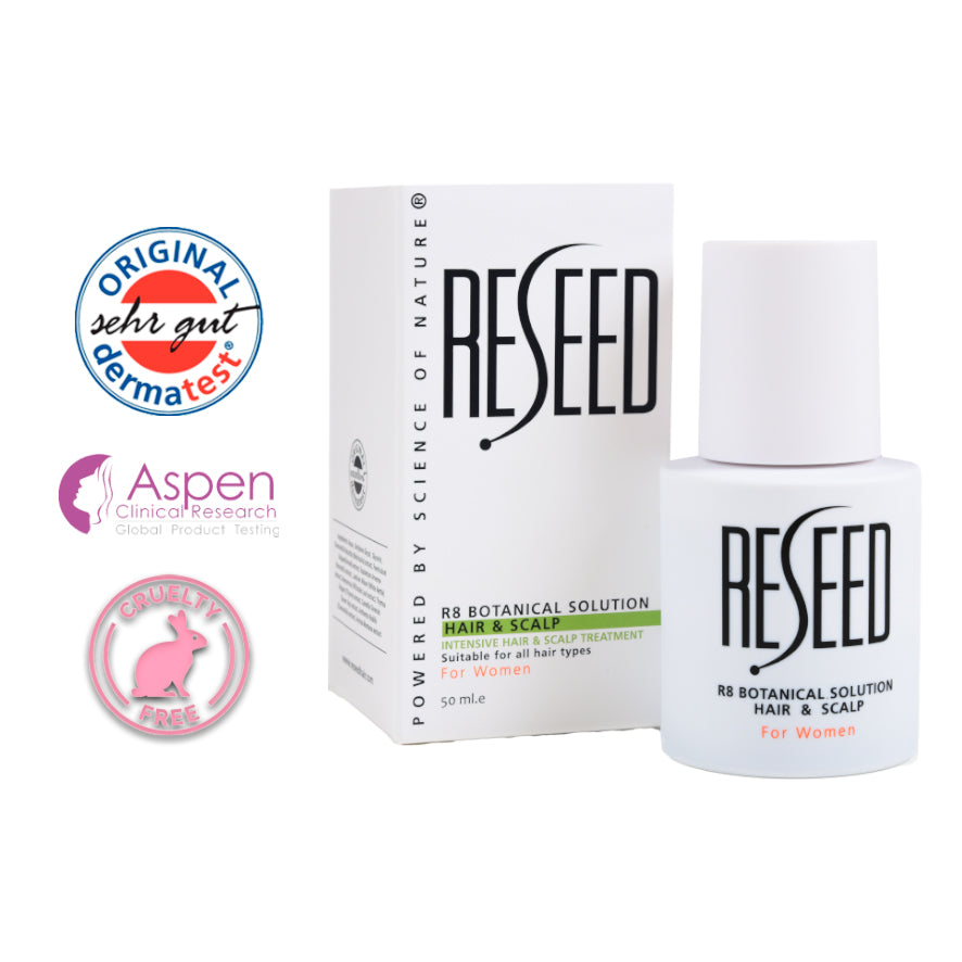RESEED R8 Botanical Solution for Women 50 ml - Reseed Hair Loss Range for Men and Women