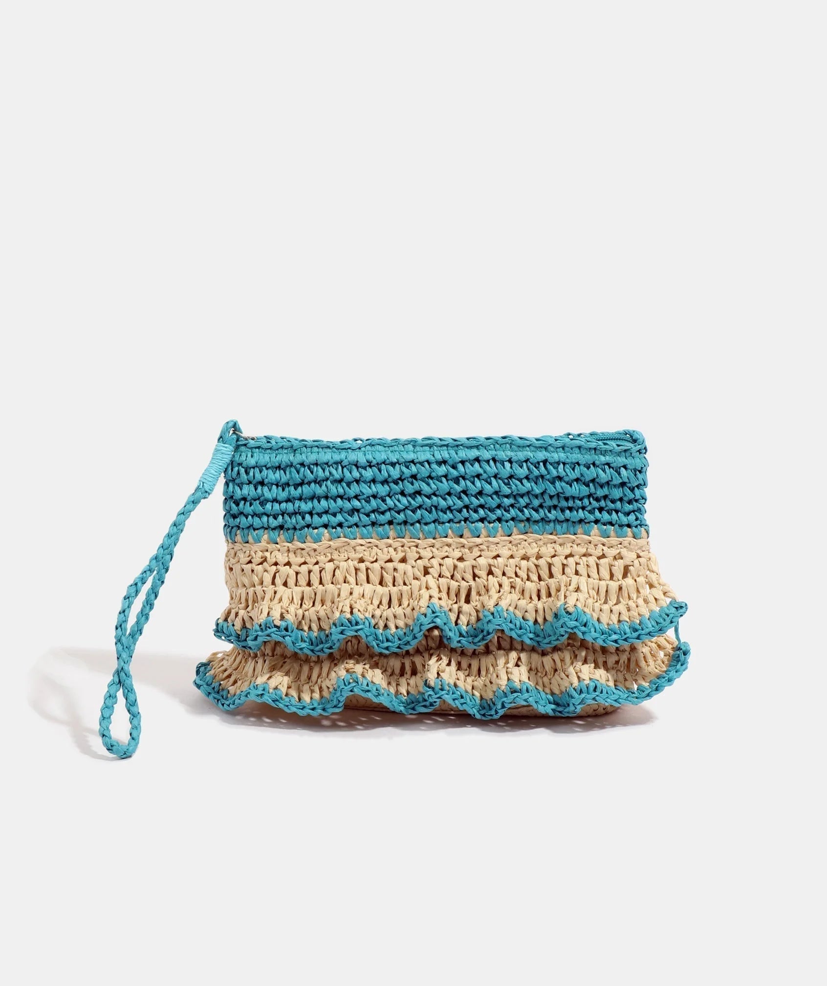 Saffira - Straw Clutch Bag