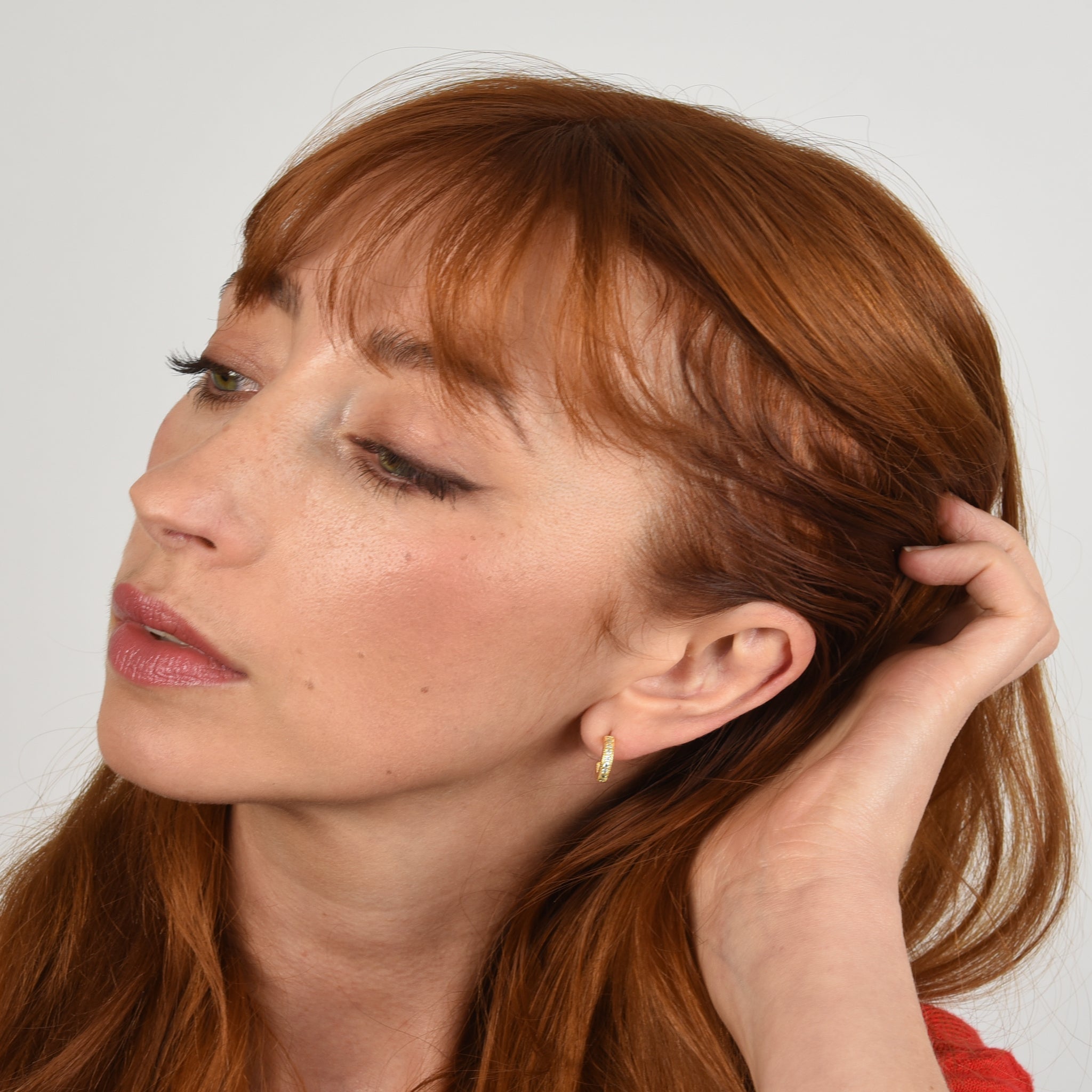 Cachet London Saga 12mm Gold Hoop Earrings