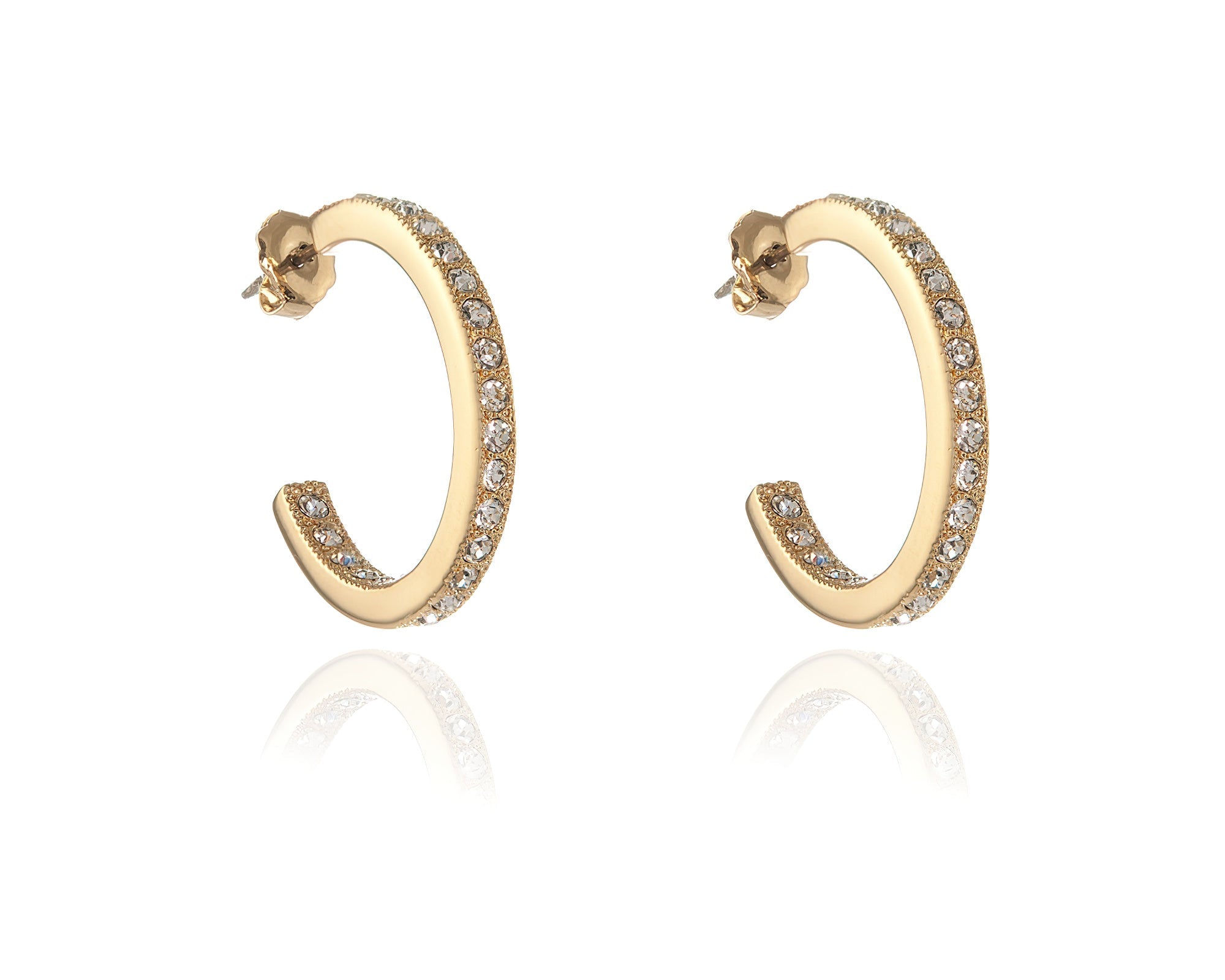 Saga Large Gold Hoop Earrings