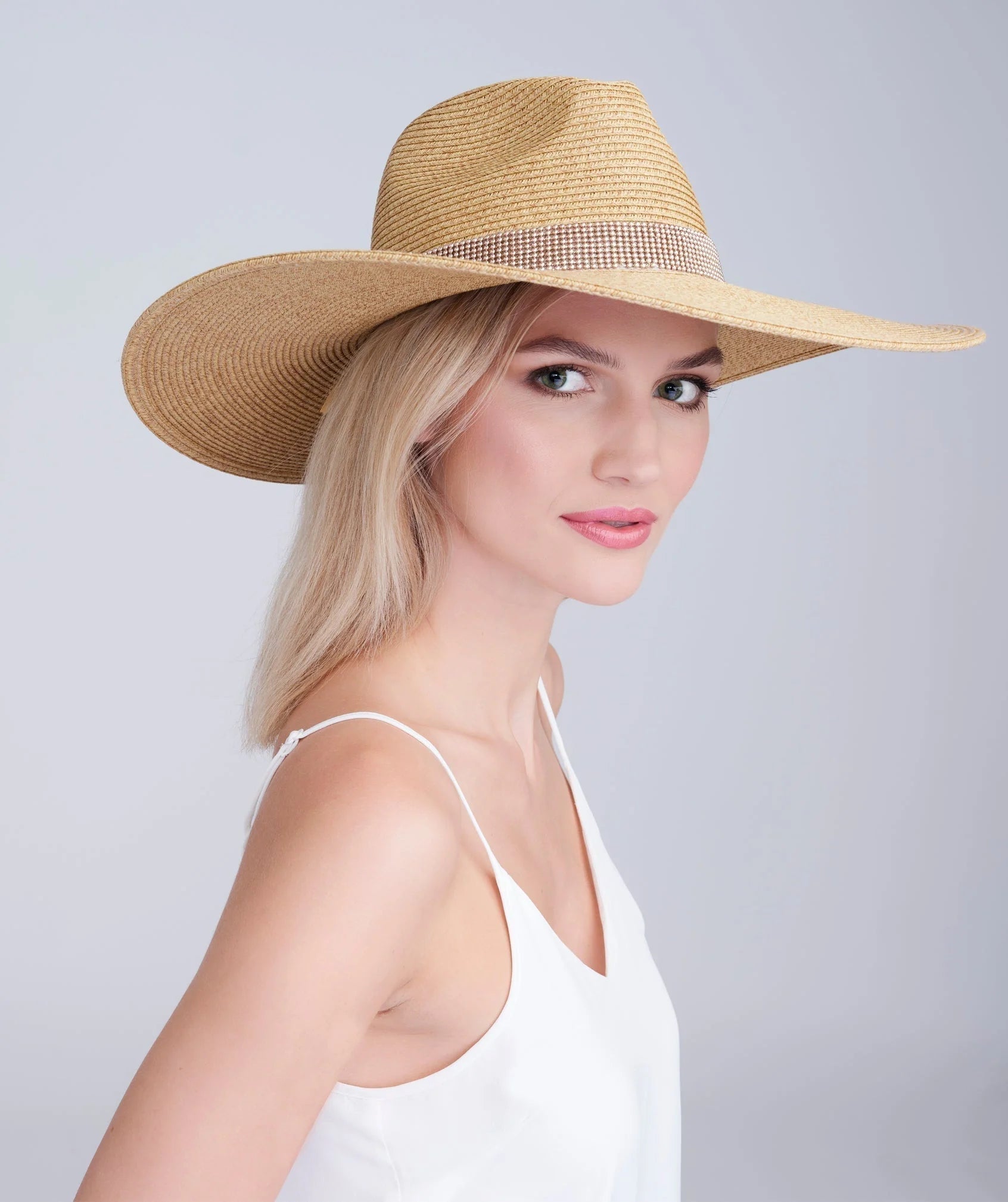 Sasha - Wide Brim Straw Hat