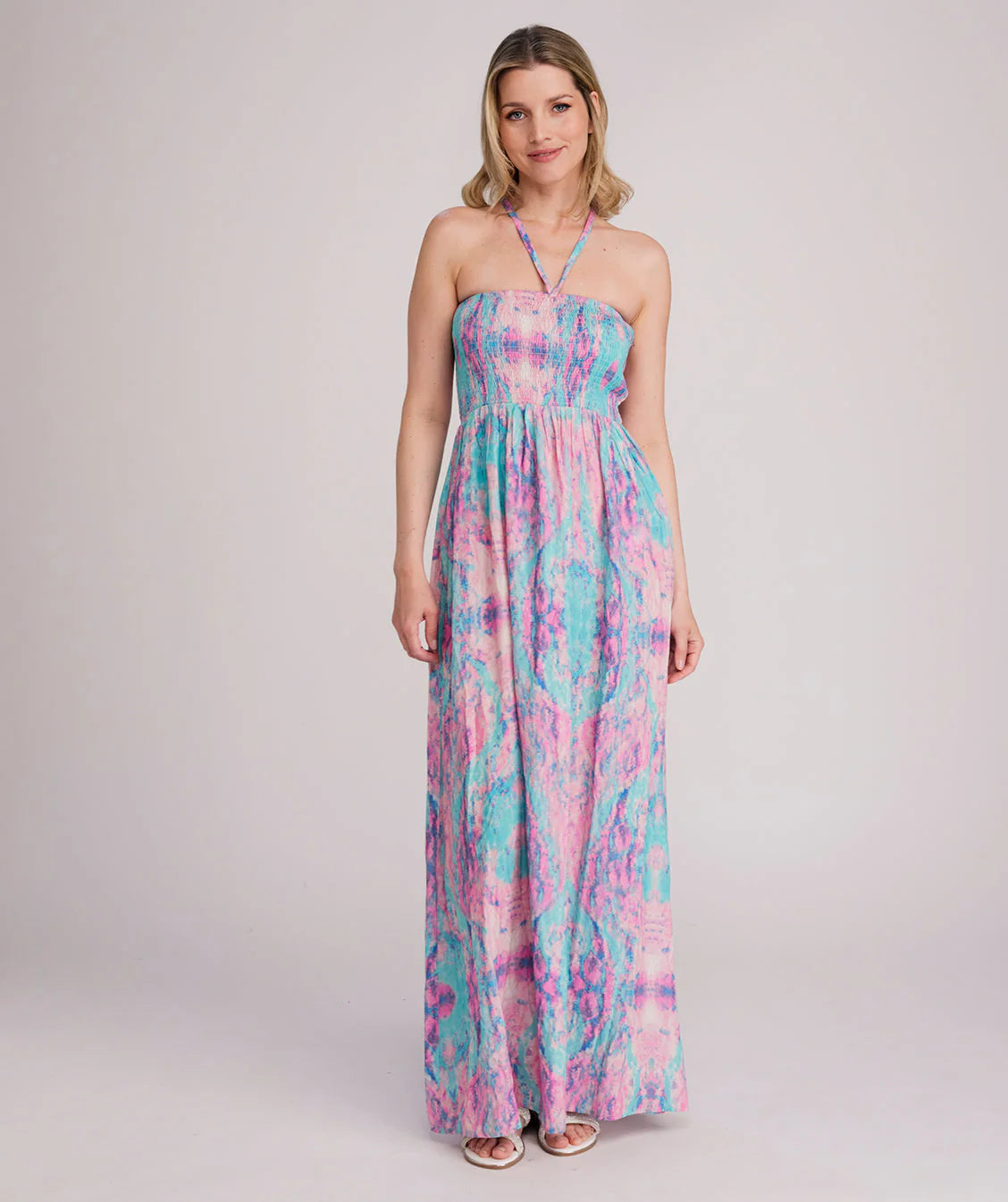 Seville - Halter Neck Maxi Beach Dress