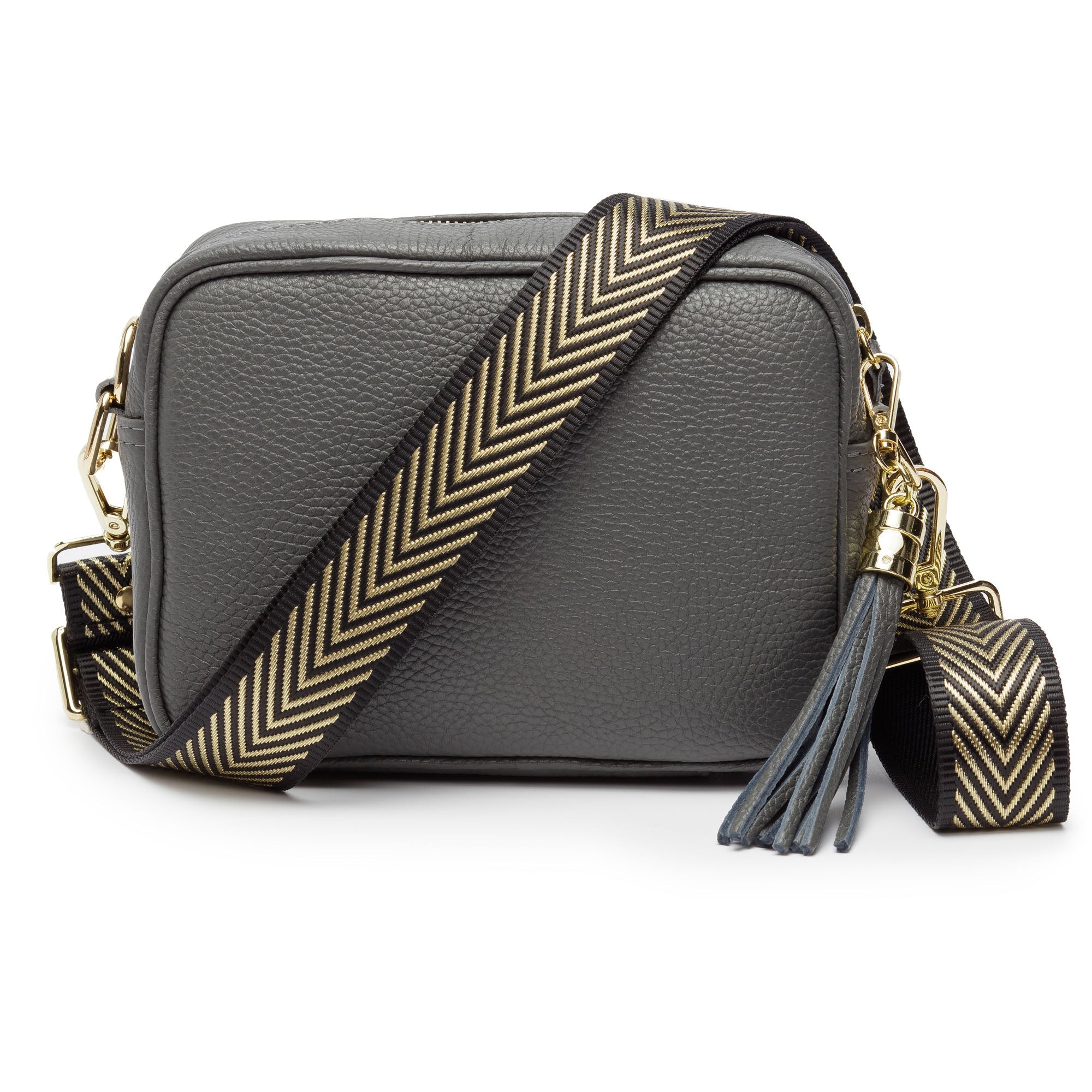 Elie Beaumont Crossbody Tassel Slate