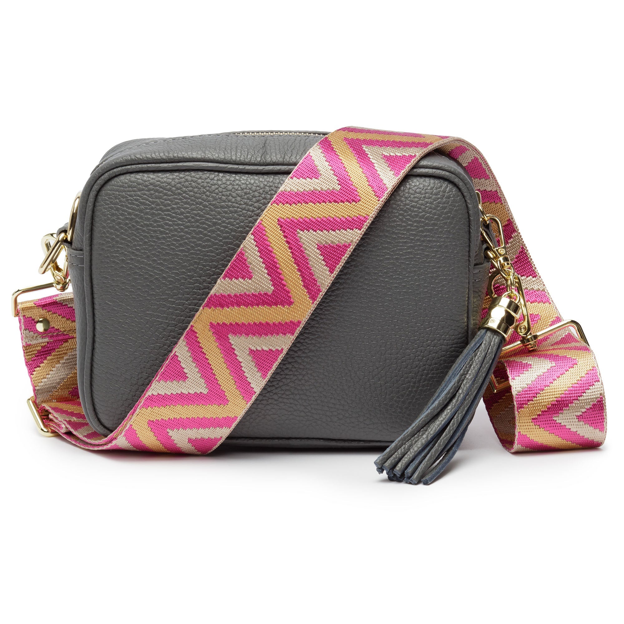 Elie Beaumont Crossbody Tassel Slate