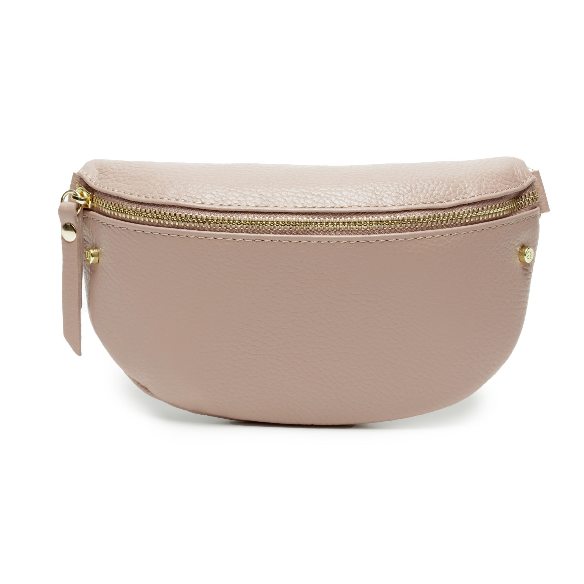 Elie Beaumont Sling Bag - Light Mauve with Blue Diamond Strap