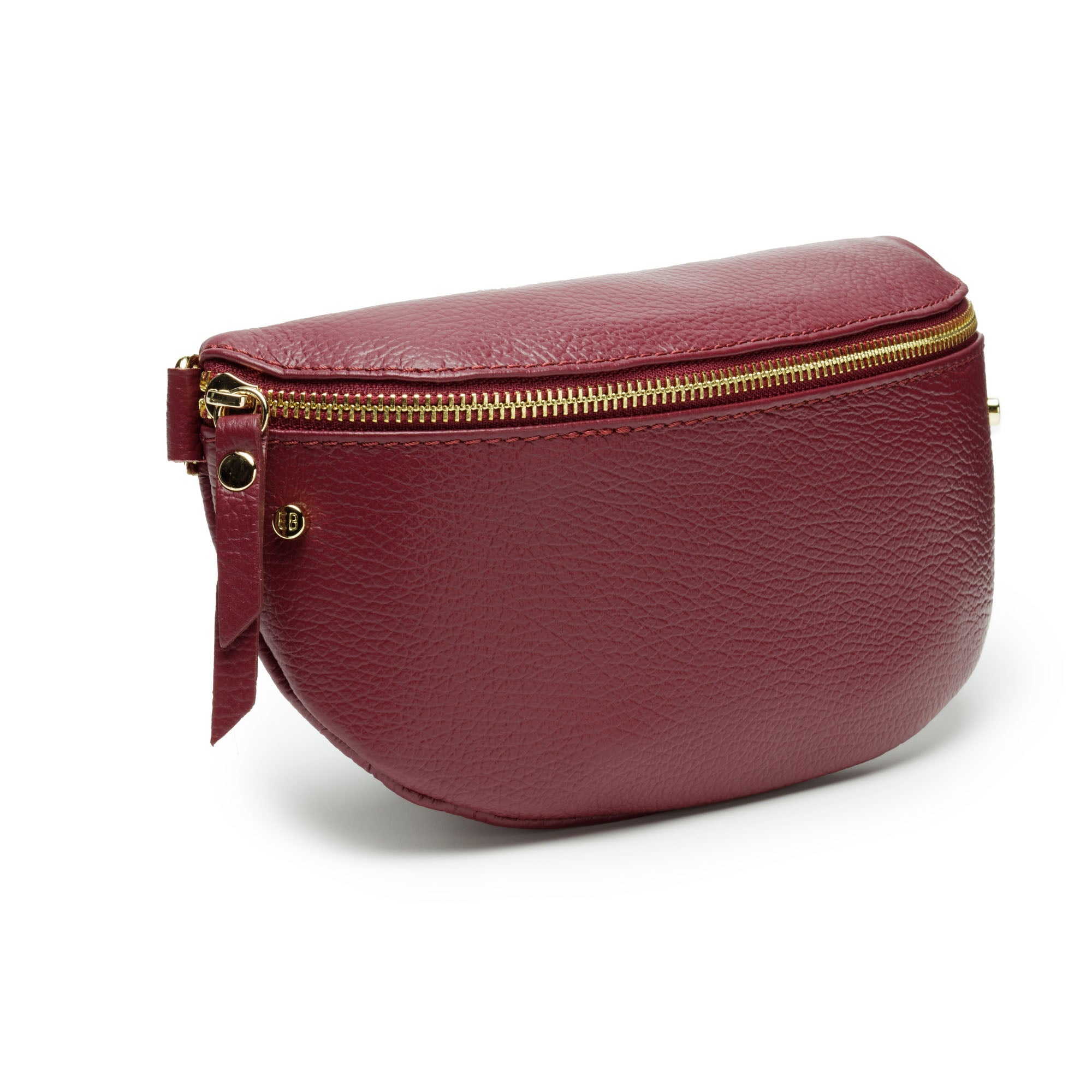 Elie Beaumont Sling Bag - Wine with Colour Stripe Strap