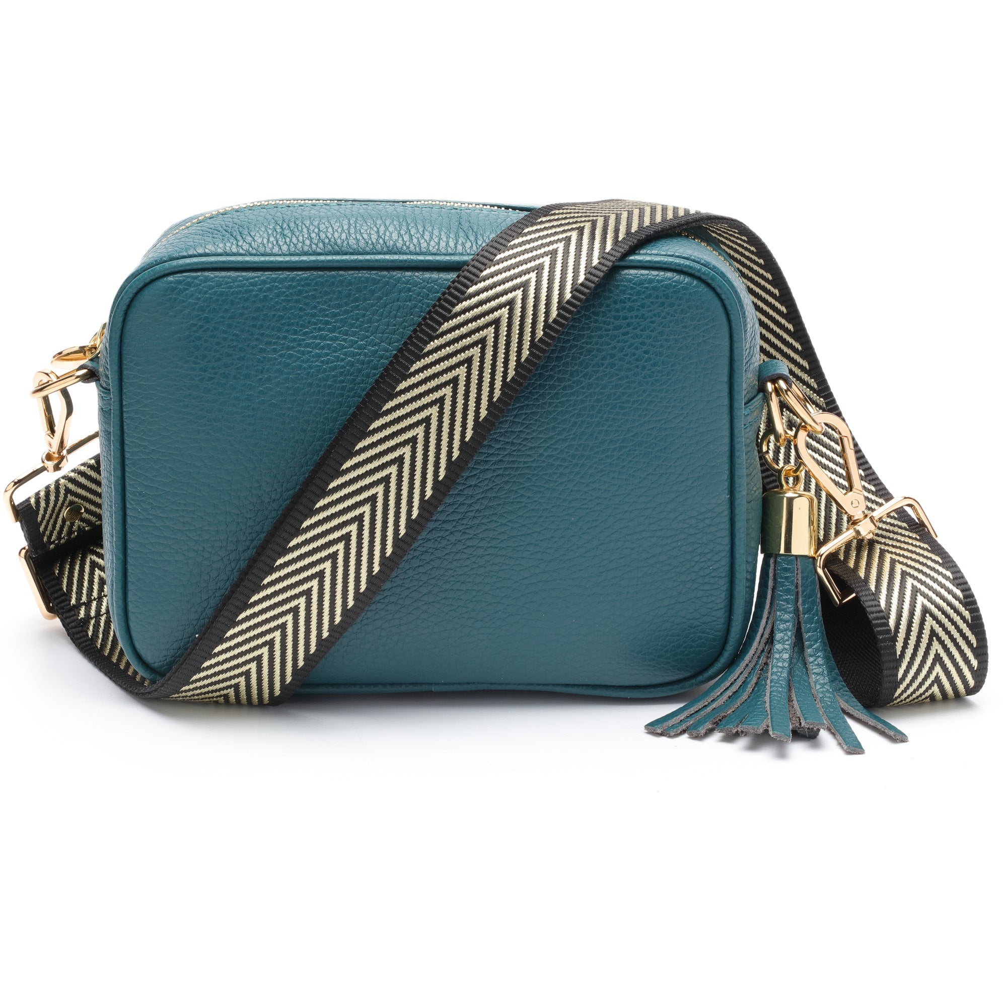Elie Beaumont Crossbody Tassel Teal