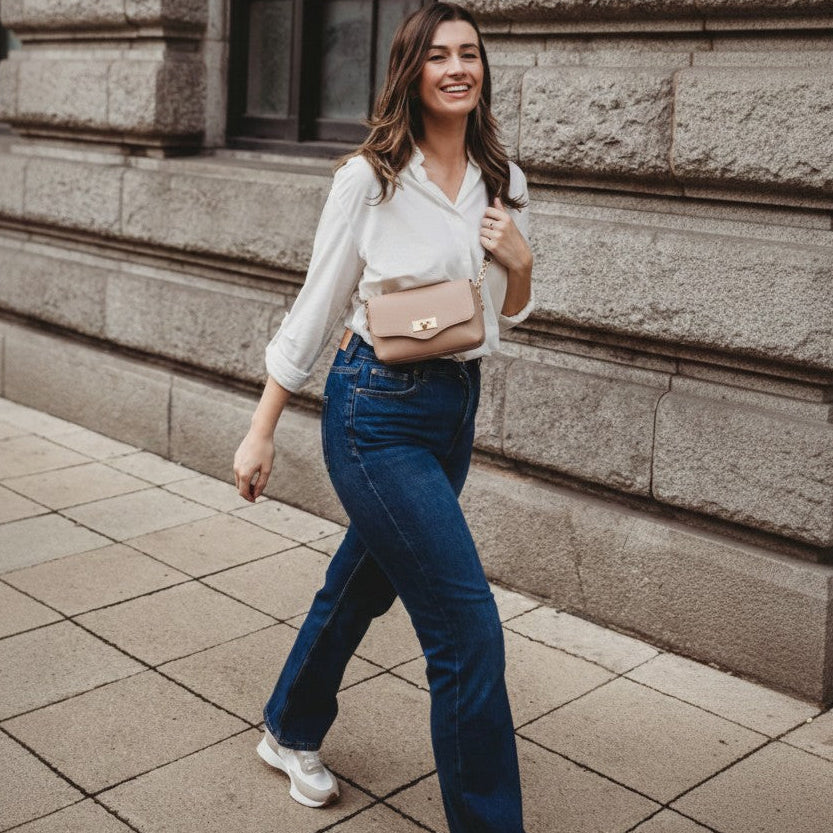 Elie Beaumont Twist Clasp - Blush