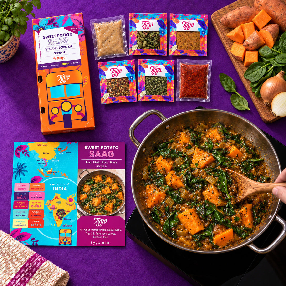 Sweet Potato Saag