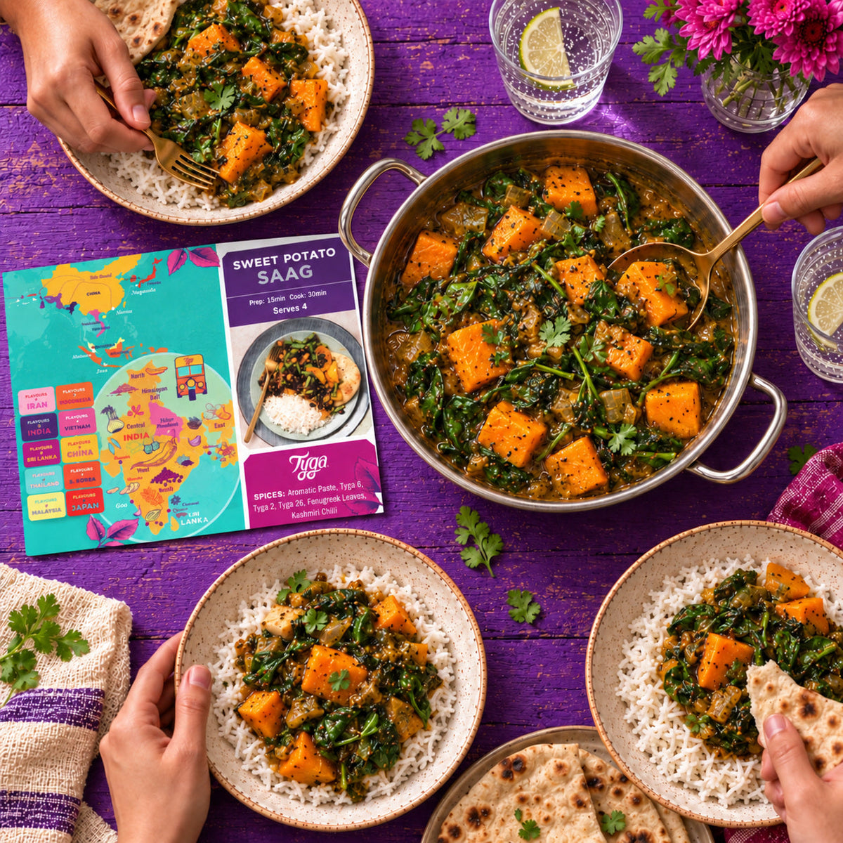 Sweet Potato Saag