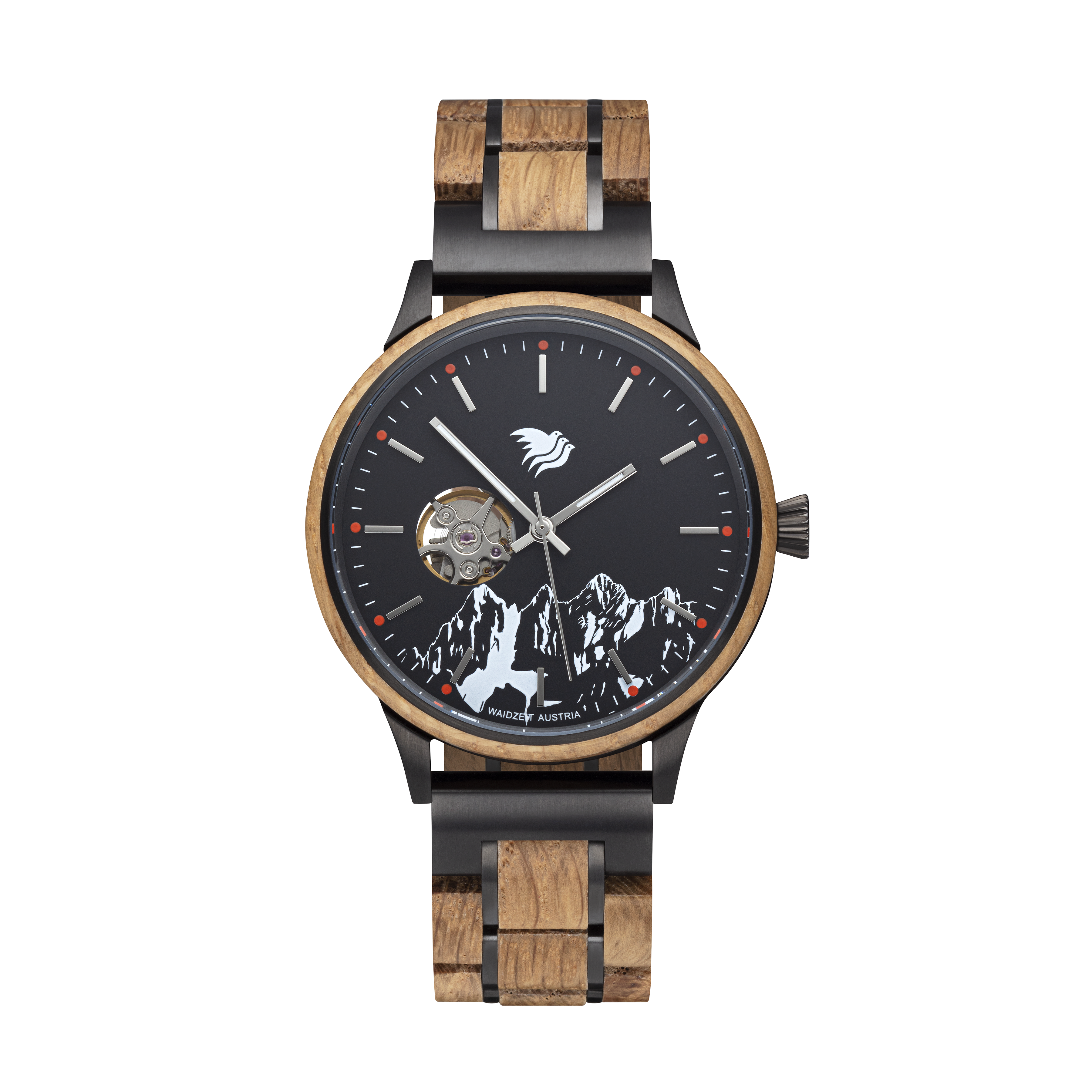 Waidzeit Dachstein Automatic Watch Wine Barrel Gentlemen - Limited Edition