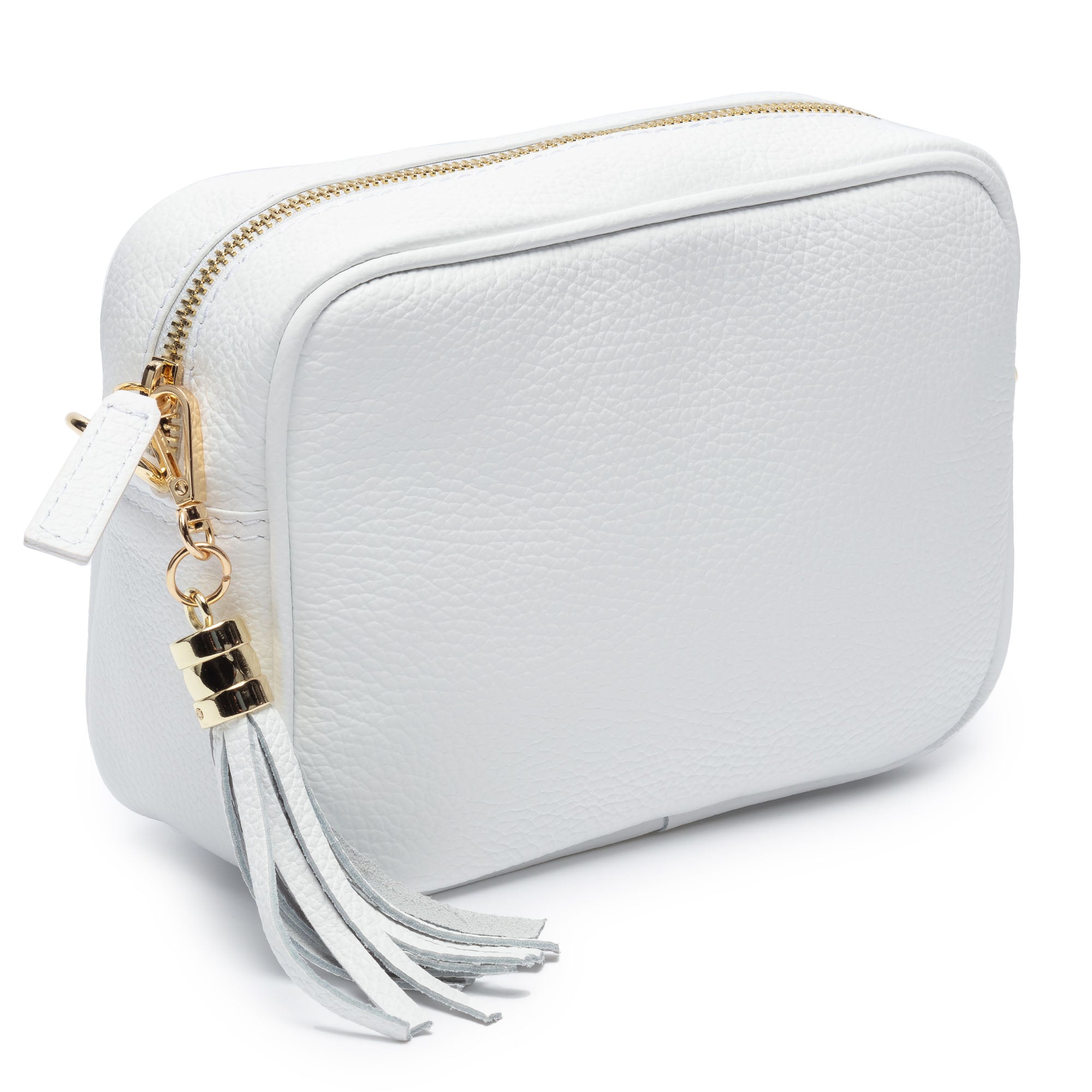 Elie Beaumont Crossbody Tassel White