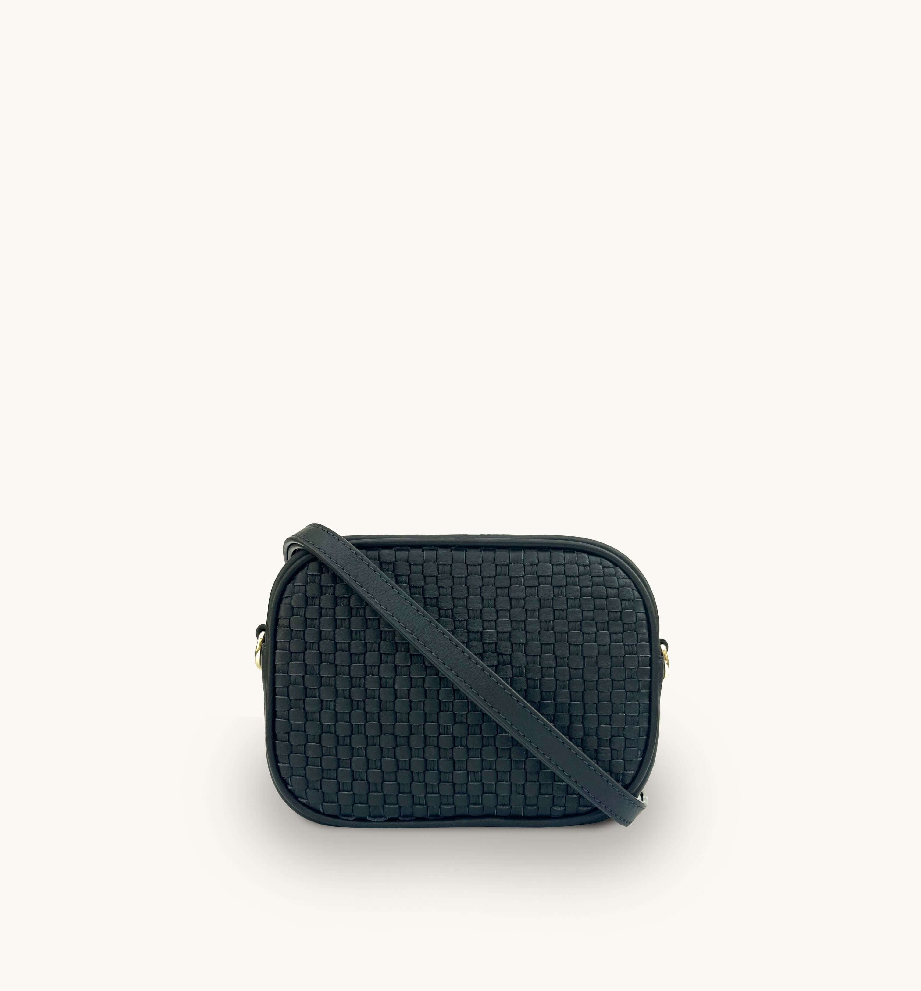 Apatchy London The Penelope  Woven Leather Camera Bag