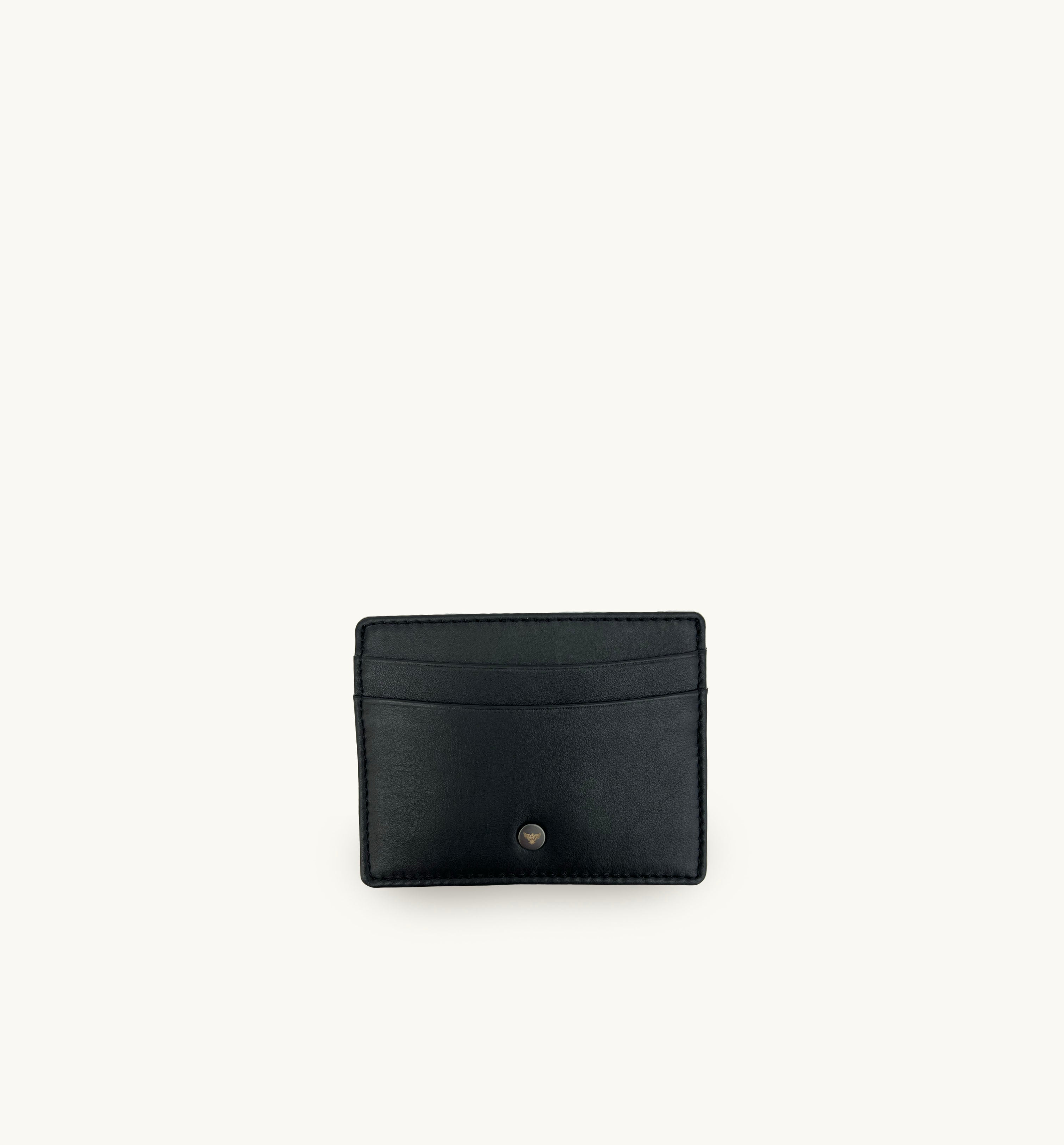 Apatchy London Black Leather Loop Keyring and Cardholder Gift Set