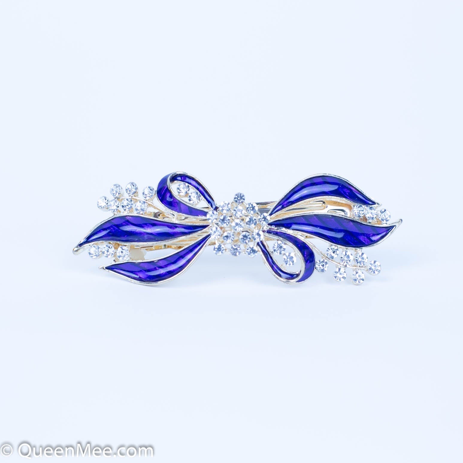 QueenMee Bow Hair Clip with Diamante