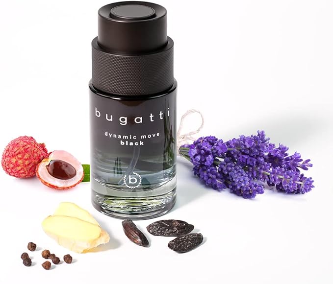 Bugatti Dynamic Move Black Eau de Toilette Spray 100ml - Fragrance London