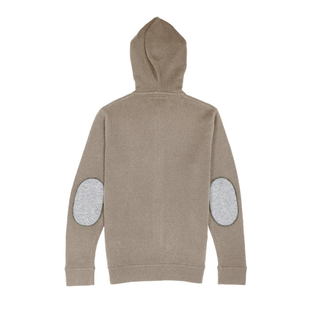 Cashmere Polo Club Logan Men’s Inner Contrast Hooded Full Zip Cardigan - 100% Cashmere - Fragrance London