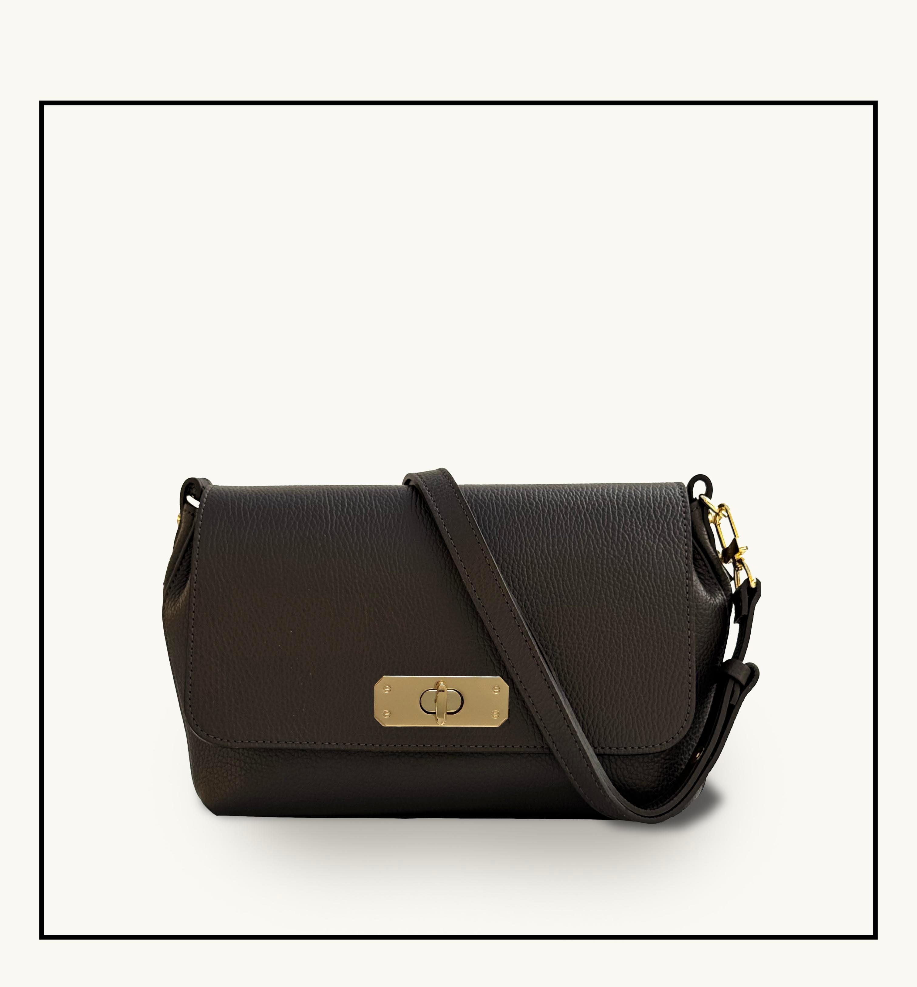 Apatchy London The Maisie Maxi Chocolate Leather Bag