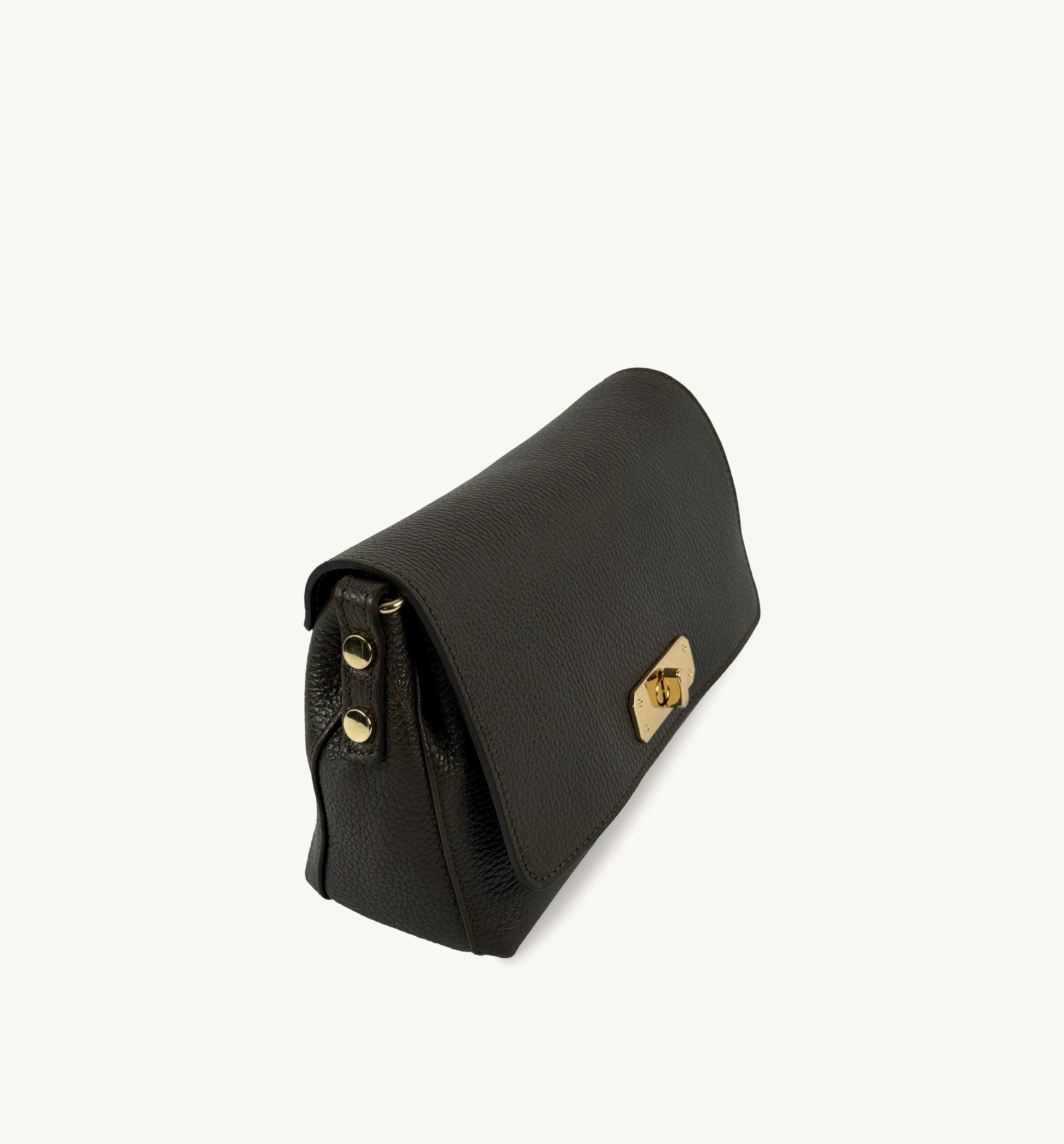 Apatchy London The Maisie Midi Chocolate Leather Bag